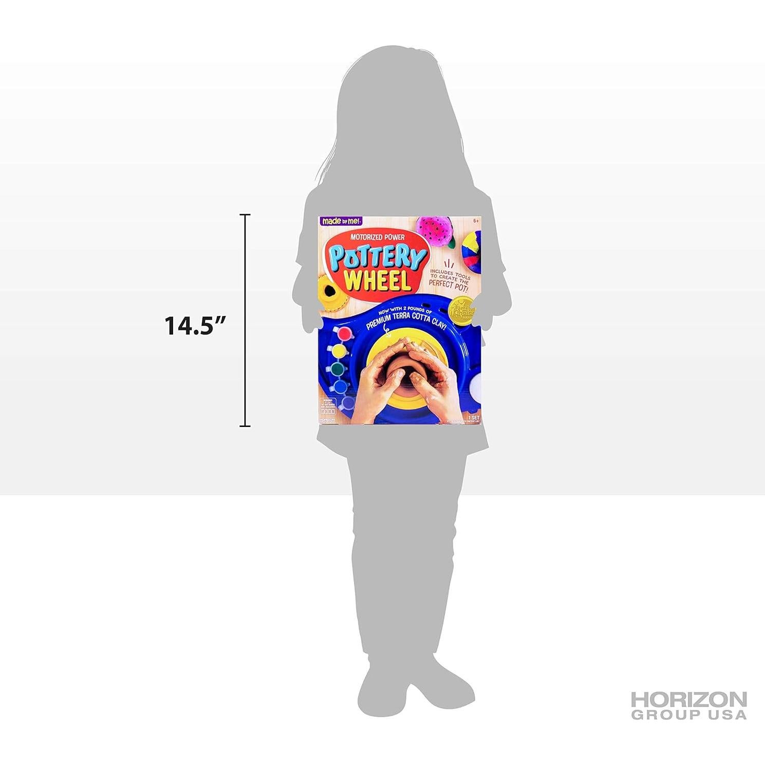 Rueda de Alfarería Motorizada Hecho por mí - 0,91 kg de Arcilla