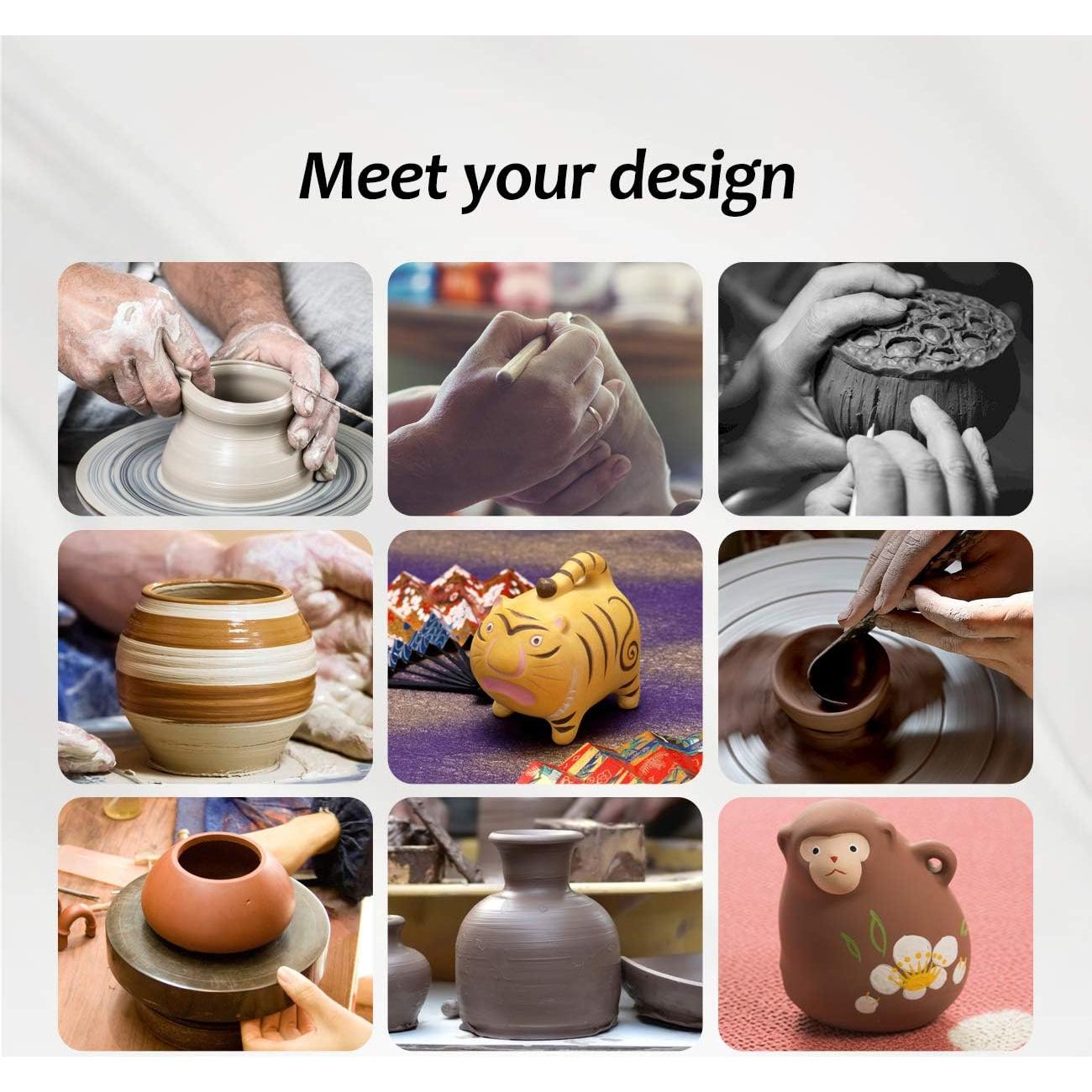 Juego de Herramientas de Escultura ISSEVE 43Pcs para Cerámica