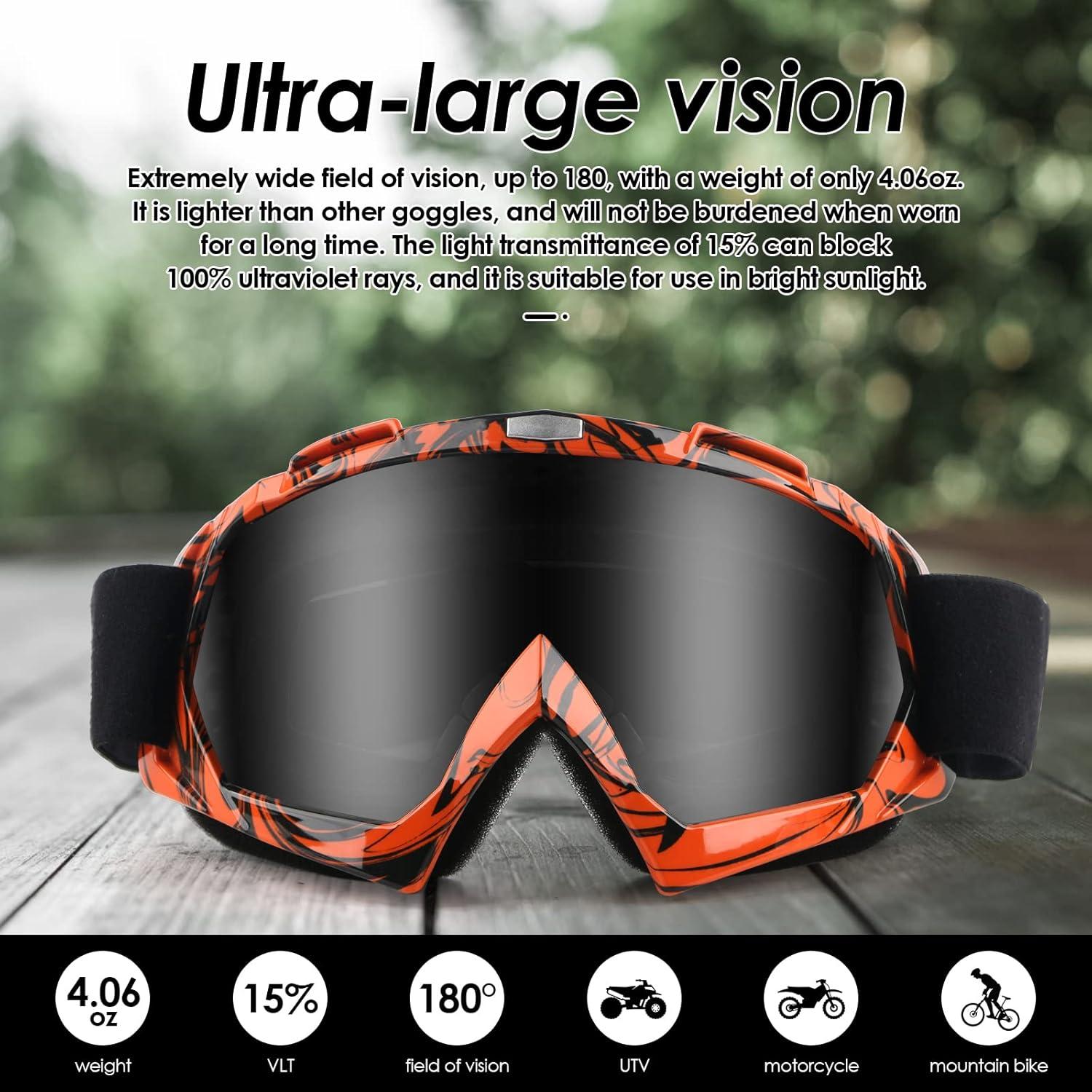 Gafas de Motocicleta GGBuy MT003 UV400 Antiarañazos