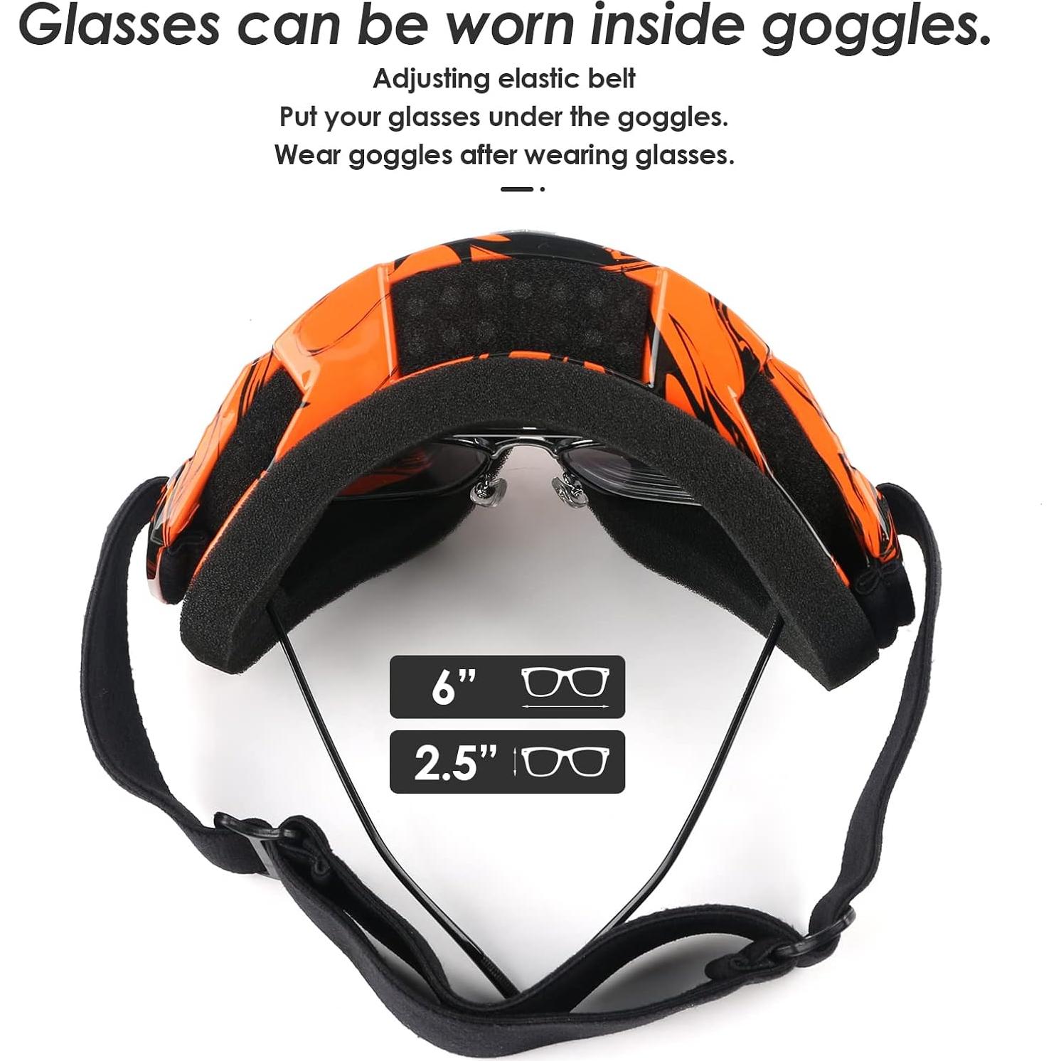 Gafas de Motocicleta GGBuy MT003 UV400 Antiarañazos