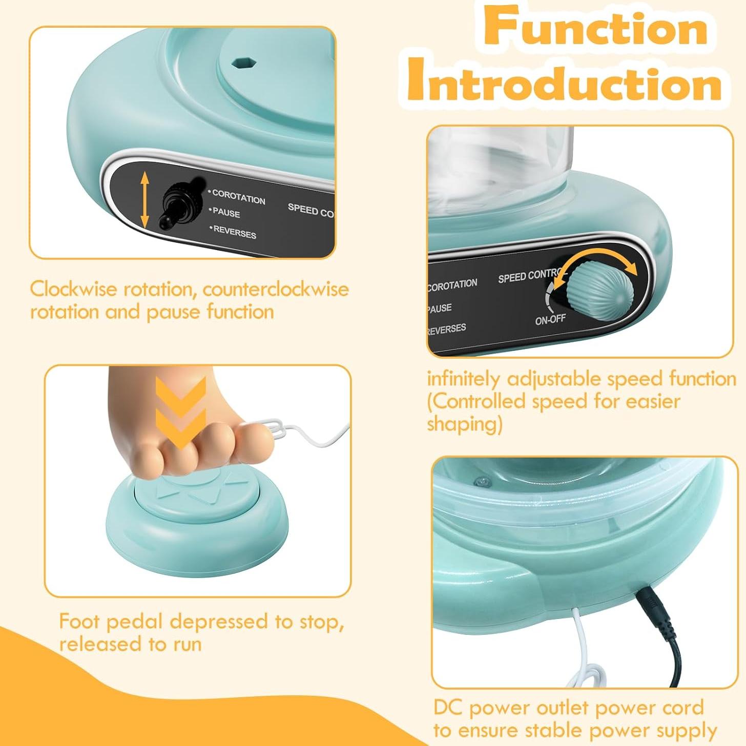 Torno de Alfarería Sockenear D2031 para Niños - Kit Completo