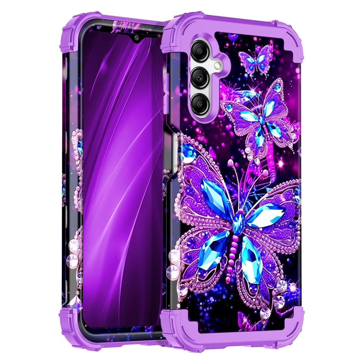 Funda Miqala para Galaxy A14 5G 6.6" Brilla en Oscuridad