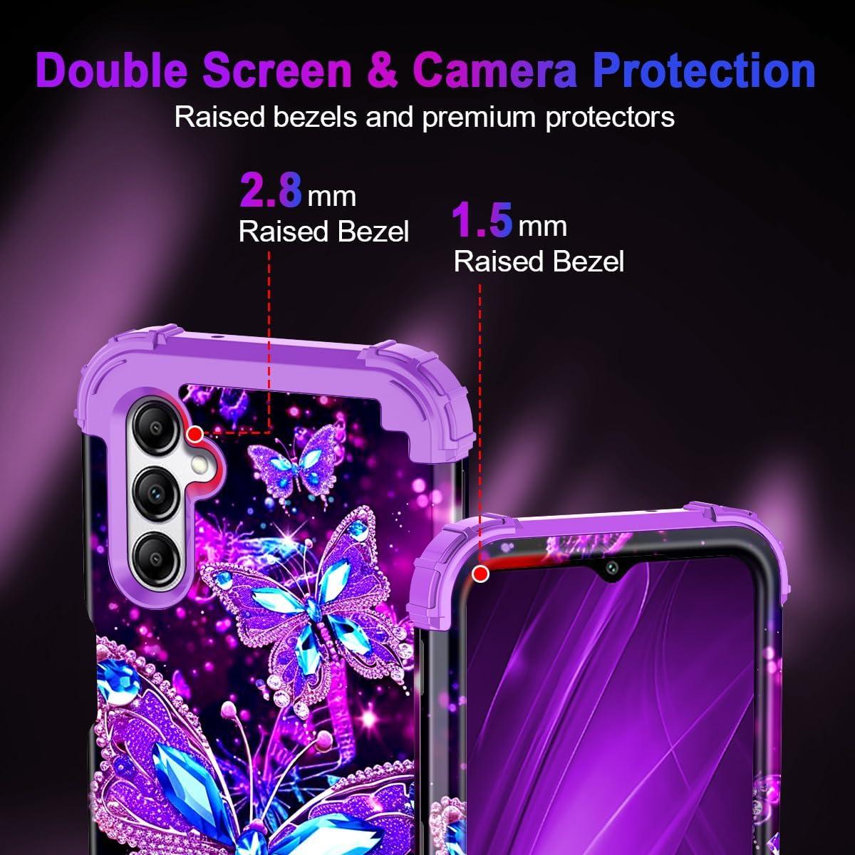 Funda Miqala para Galaxy A14 5G 6.6" Brilla en Oscuridad
