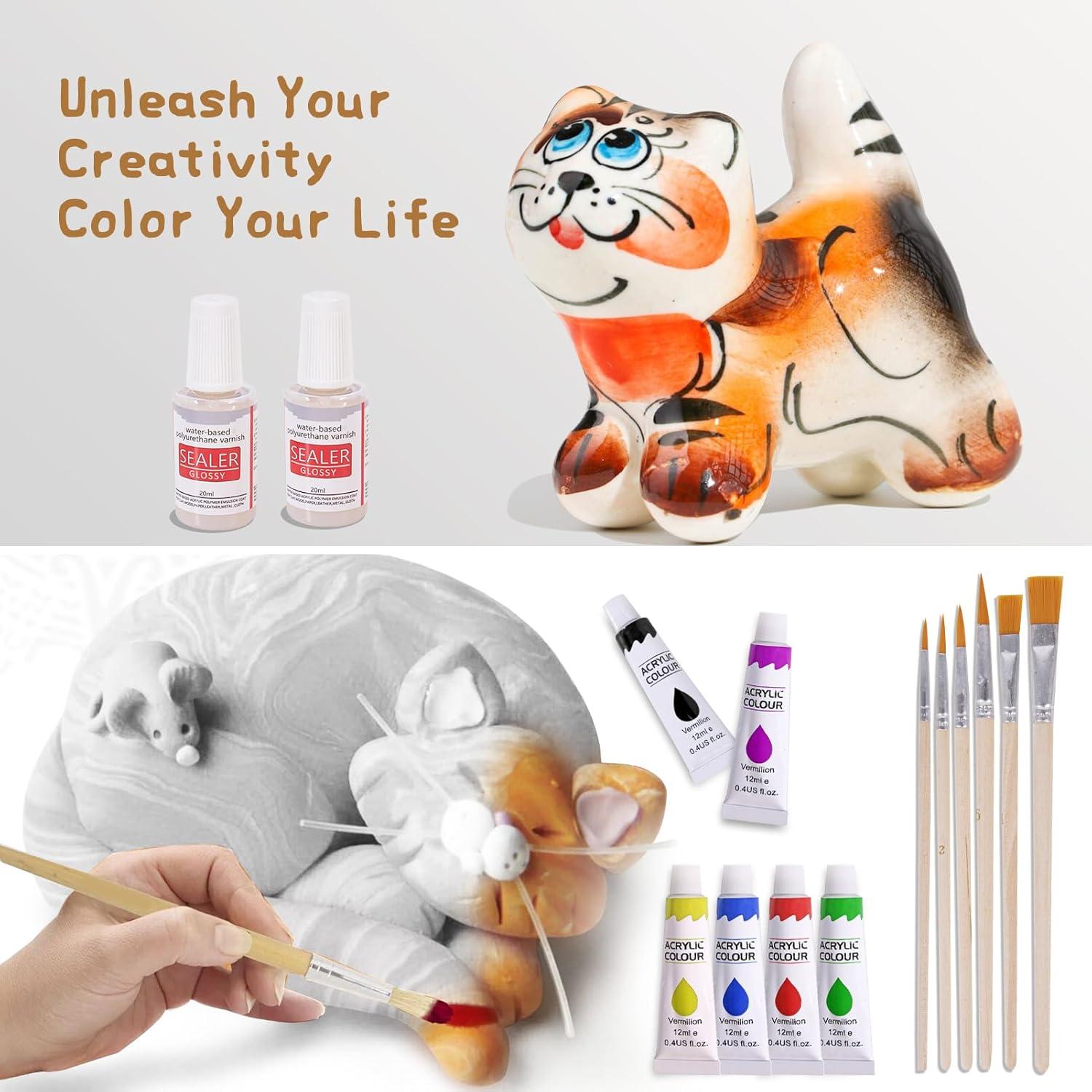 Kit de Arcilla Secada al Aire HAWERSI 66 Piezas para Adultos