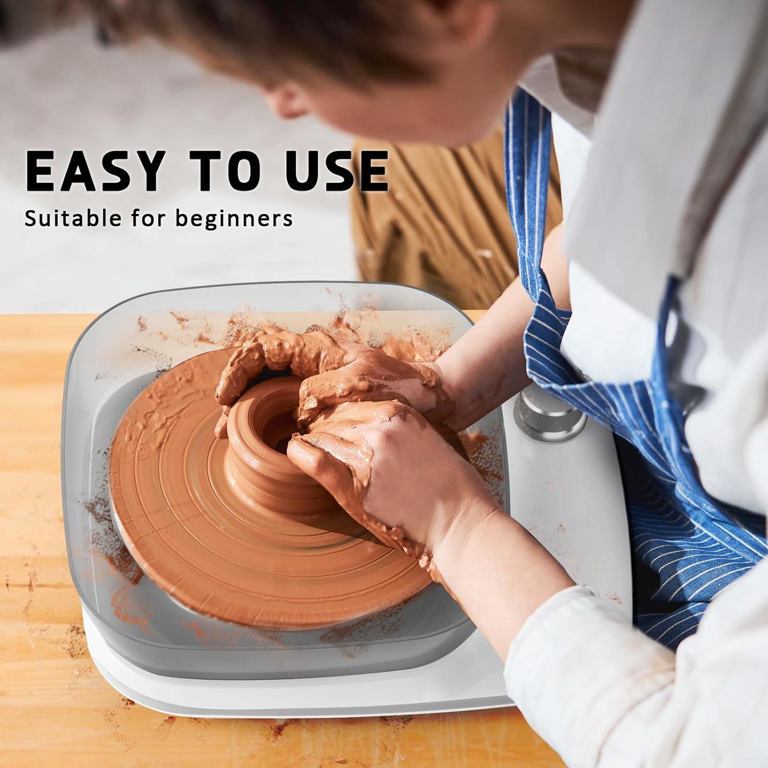 Rueda de Alfarería Catcrafter Mini para Niños - 15,24 cm