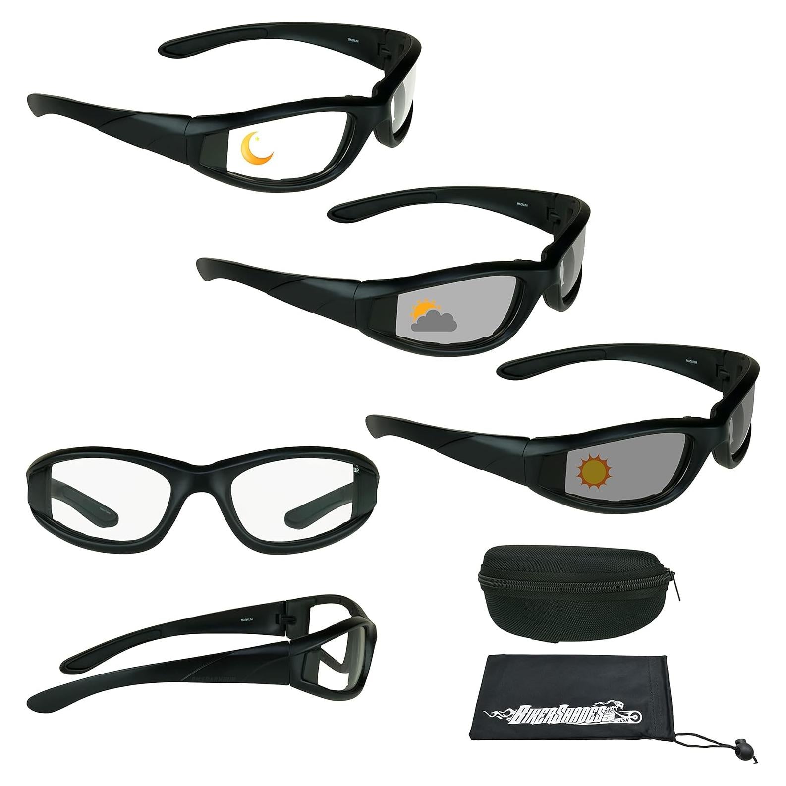 Gafas de Seguridad Bikershades Fotoquímicas Transicionales