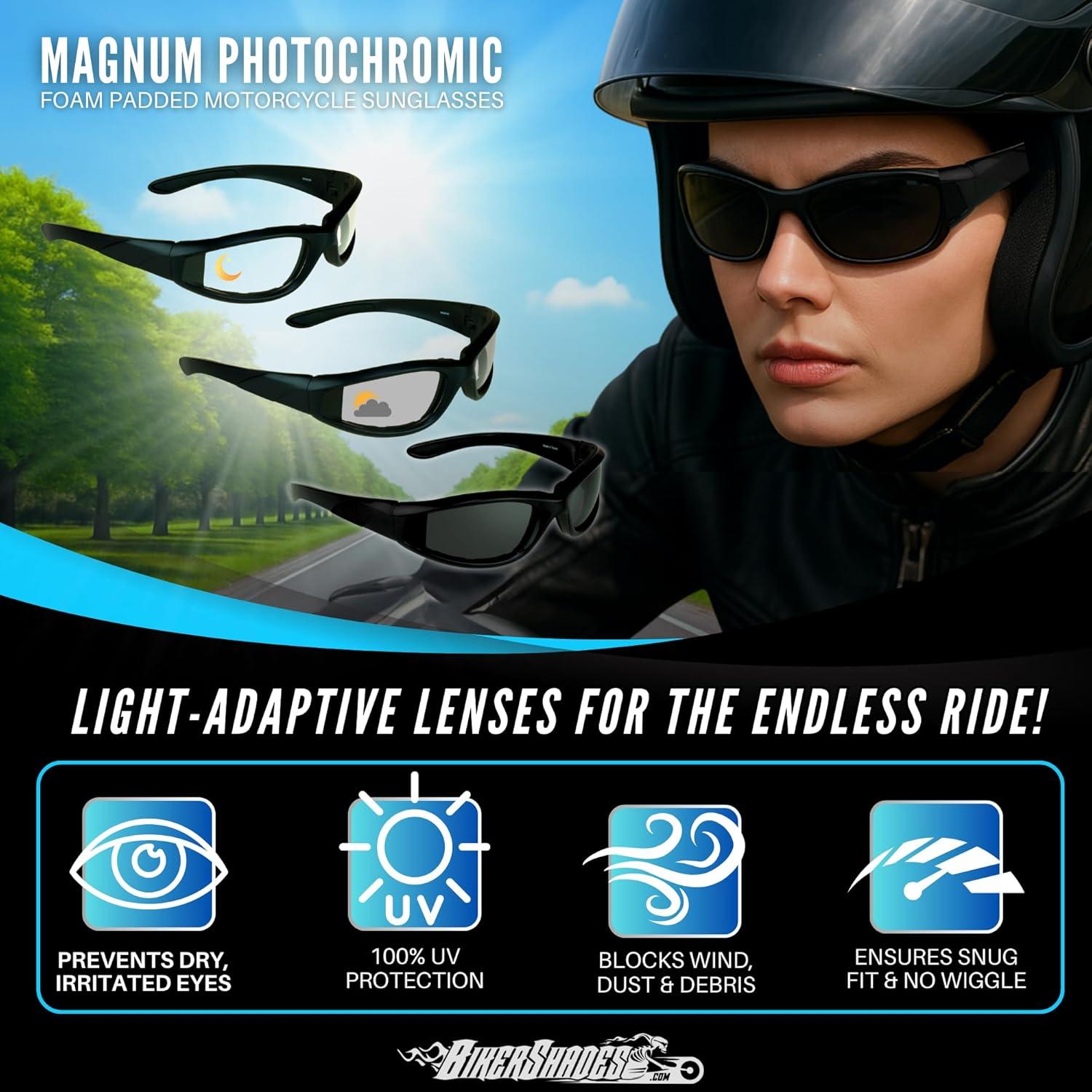 Gafas de Seguridad Bikershades Fotoquímicas Transicionales