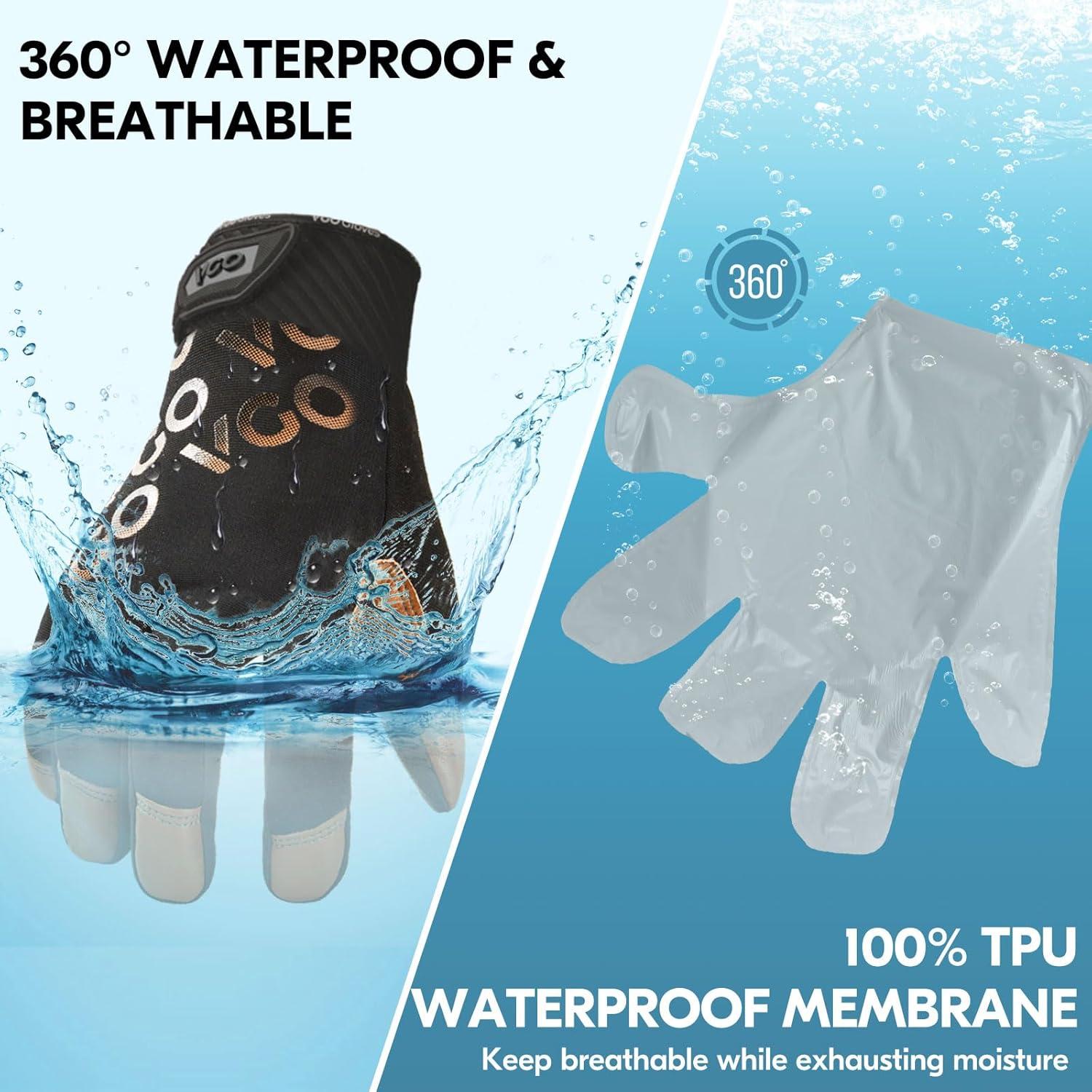 Guantes de Trabajo de Invierno 3M Thinsulate C100 - Marrón L