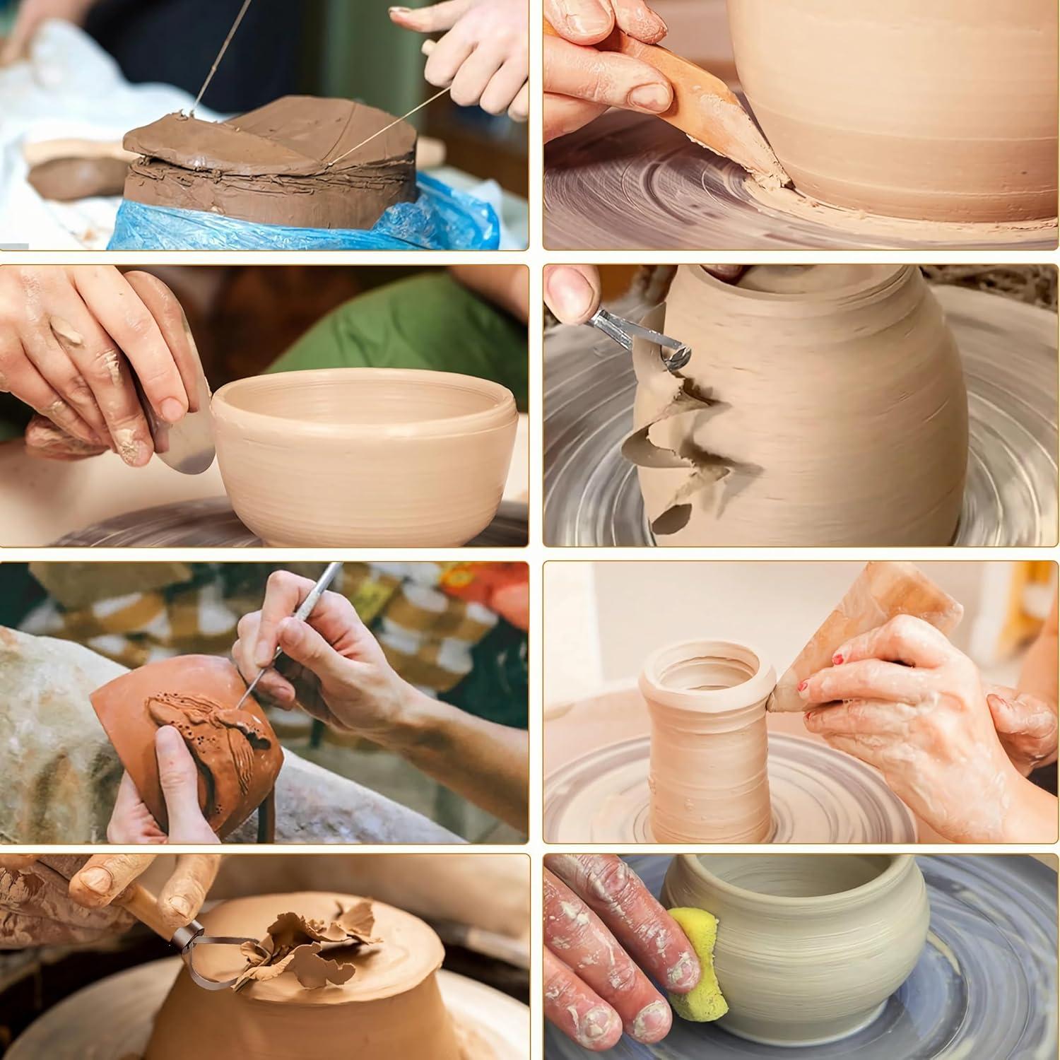 Juego de Herramientas de Escultura en Arcilla LINPHCEY 9 Piezas