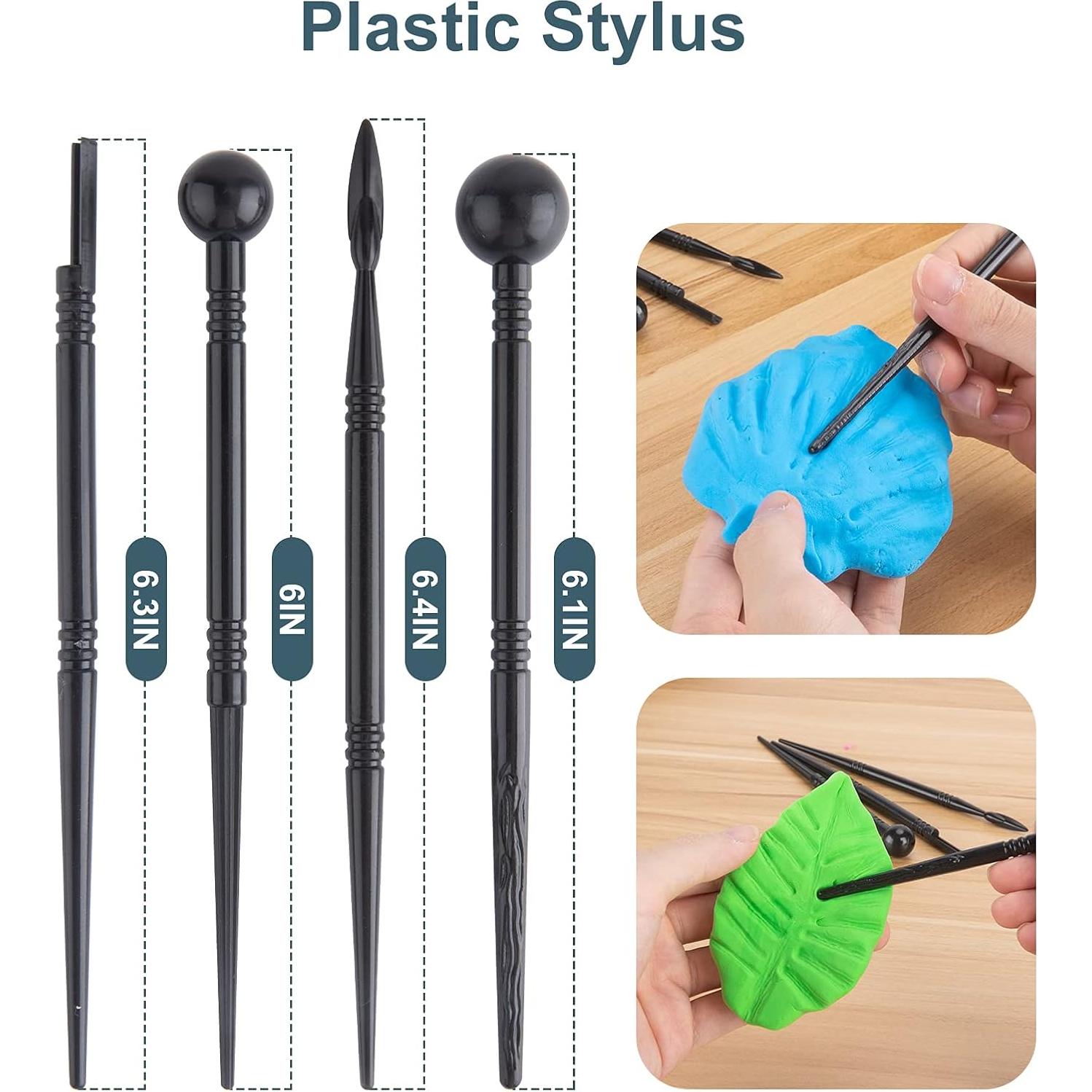 Kit de Herramientas de Arcilla Panda Mimi 25 Pcs Modelado