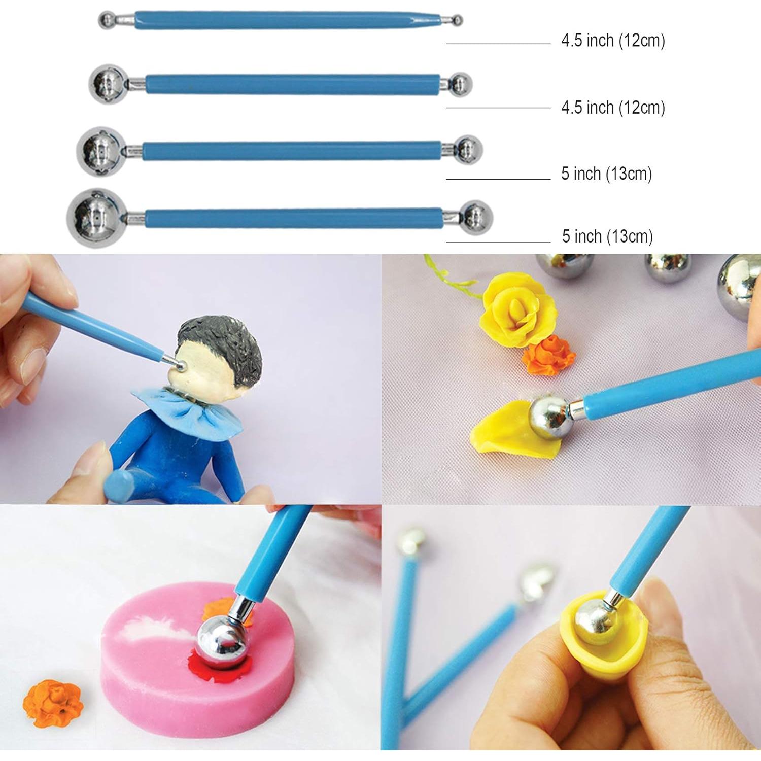 Kit de Herramientas de Arcilla EuTengHao 61 Piezas para Modelado