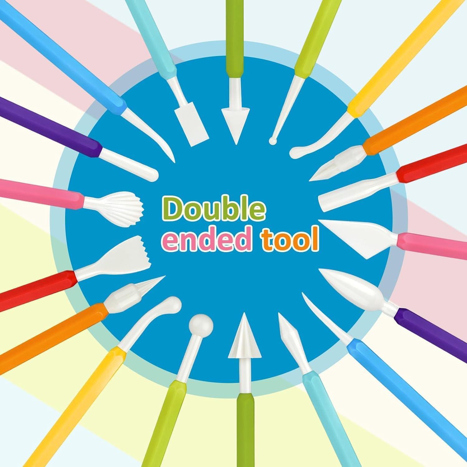 Kit de Herramientas de Escultura en Arcilla LINPHCEY 9 Piezas