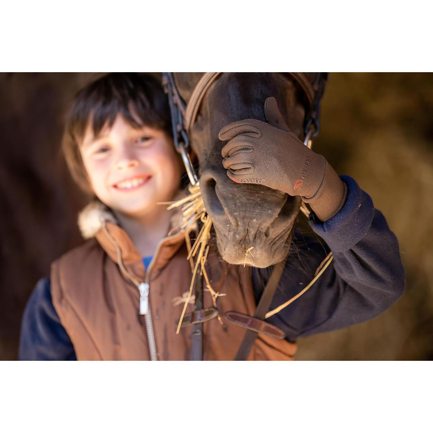 Guantes de Invierno Unisex Roeckl Warwick 7.5 - Polartec Negro