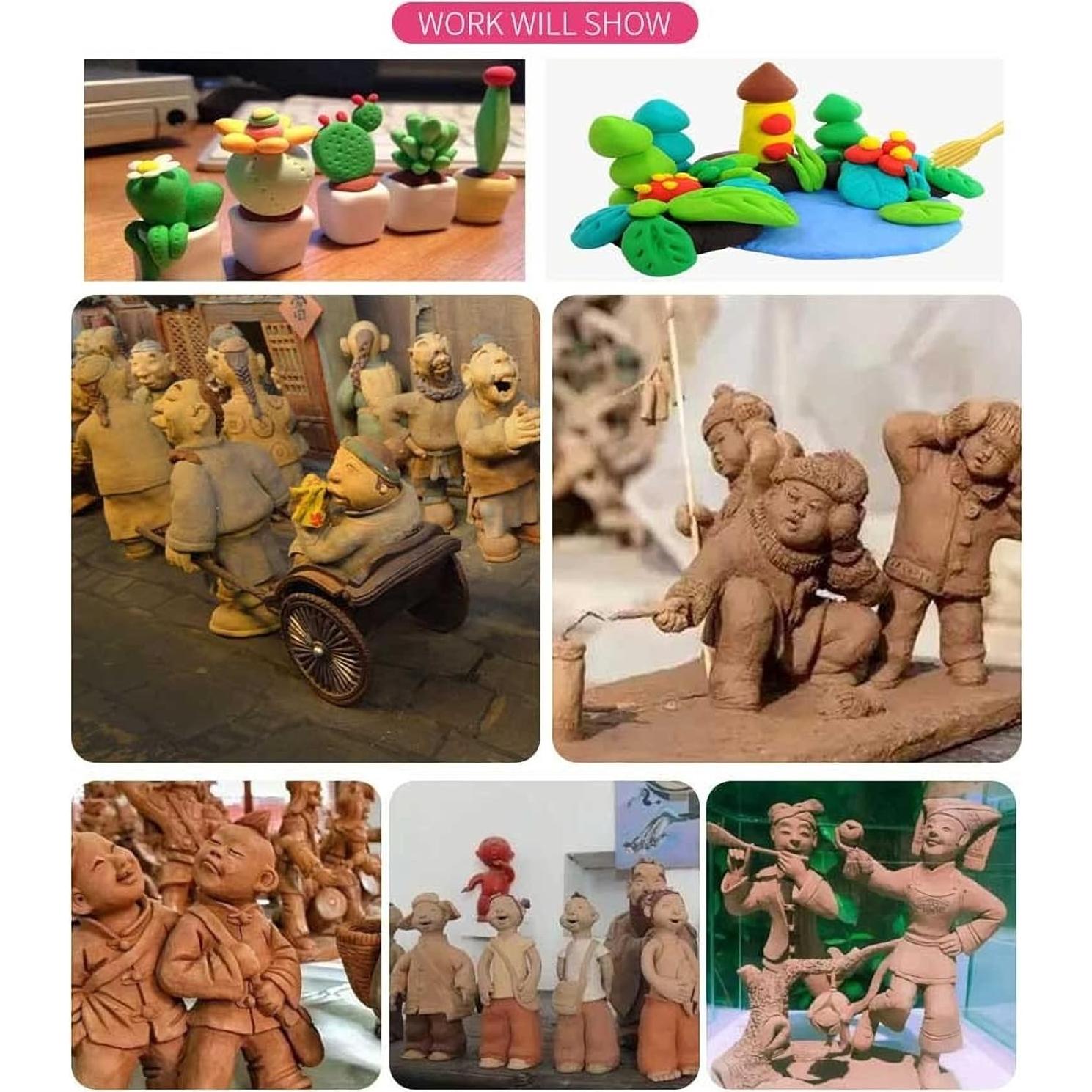 Set de Herramientas de Arte Langqun 41 Piezas para Arcilla