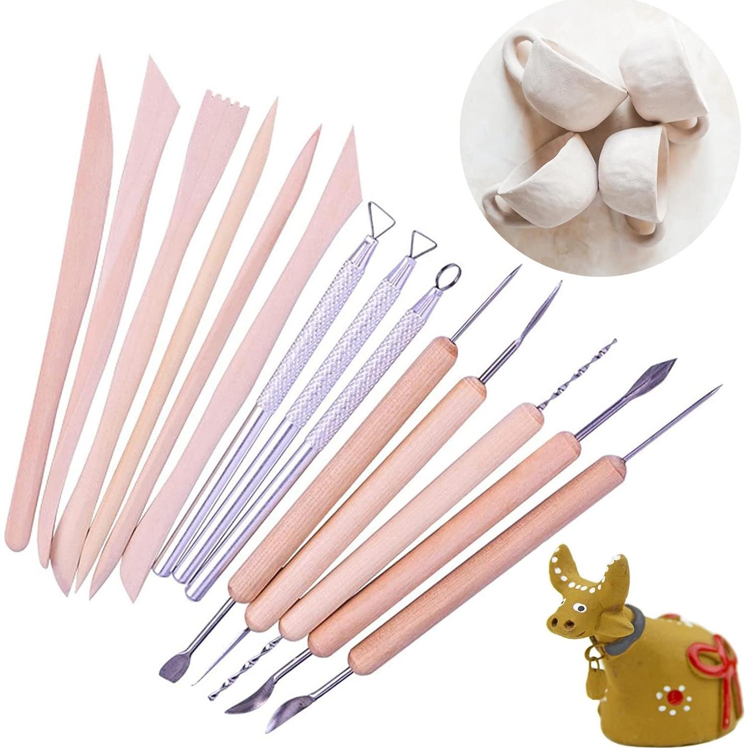 Set de 25 Herramientas de Escultura de Arcilla Polimérica Artzuvs