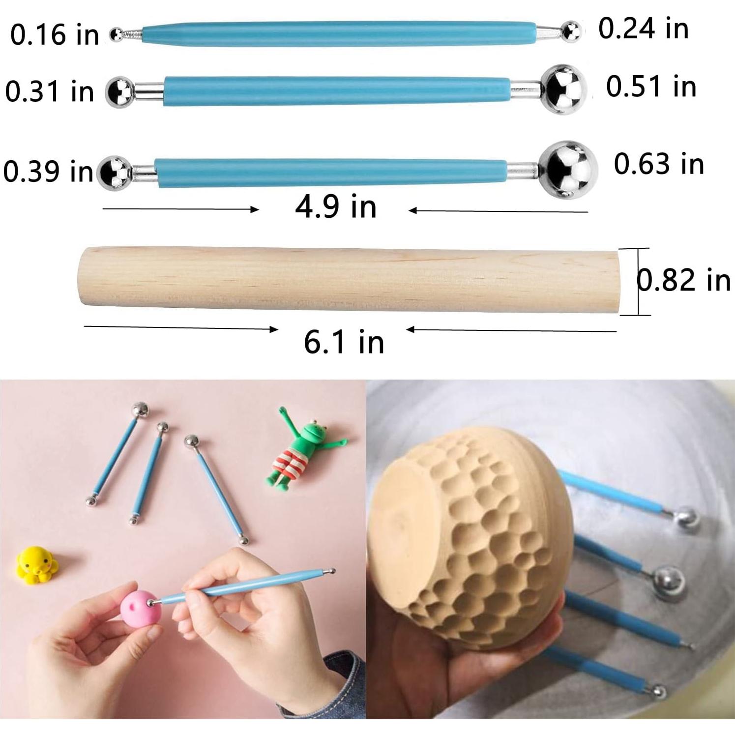 Set de 25 Herramientas de Escultura de Arcilla Polimérica Artzuvs