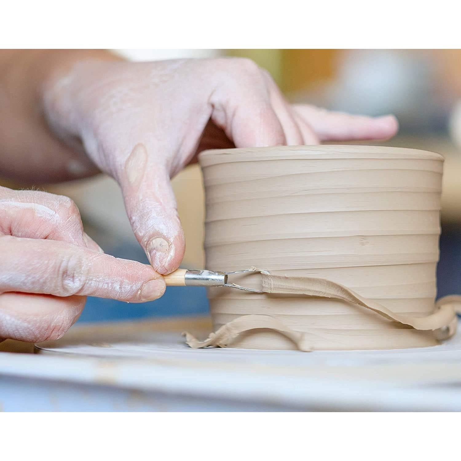 Kit de herramientas de escultura de arcilla 14 piezas Augernis