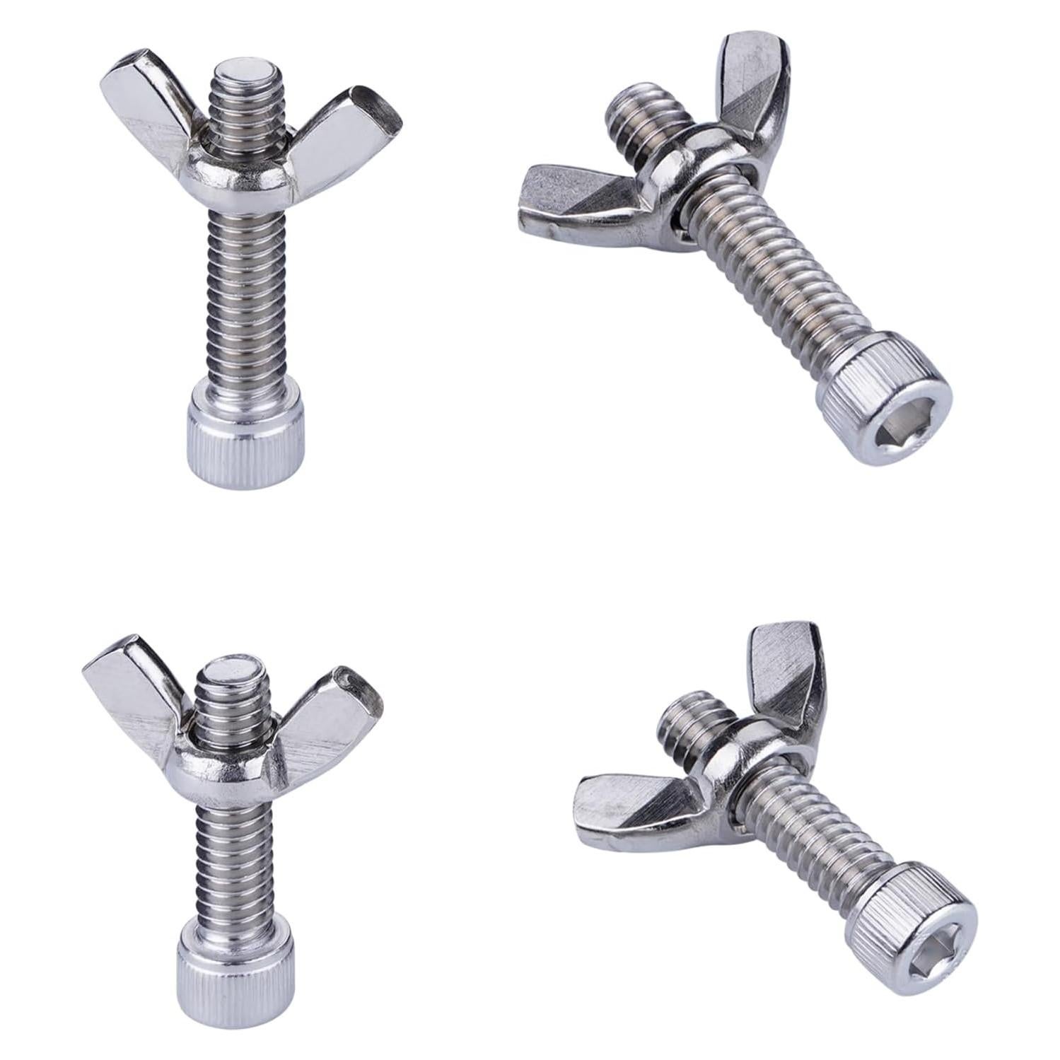 Juego de Pasadores de Acero Inoxidable LEOLIO - 4 Piezas