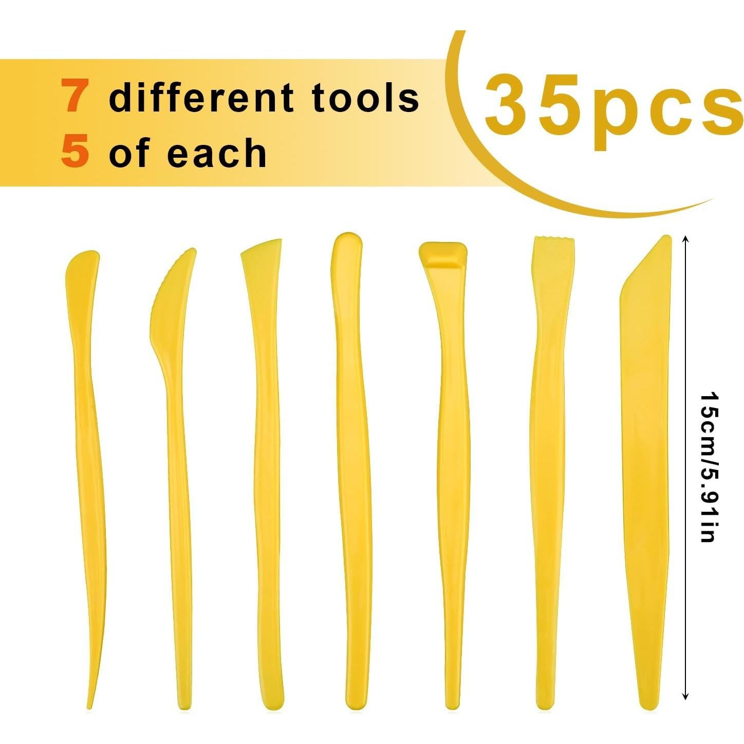 Juego de 35 herramientas de escultura en arcilla PEUTIER