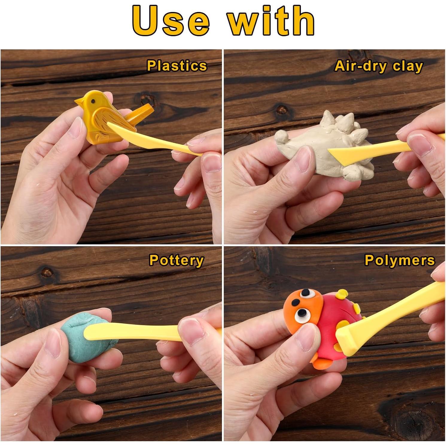 Juego de 35 herramientas de escultura en arcilla PEUTIER