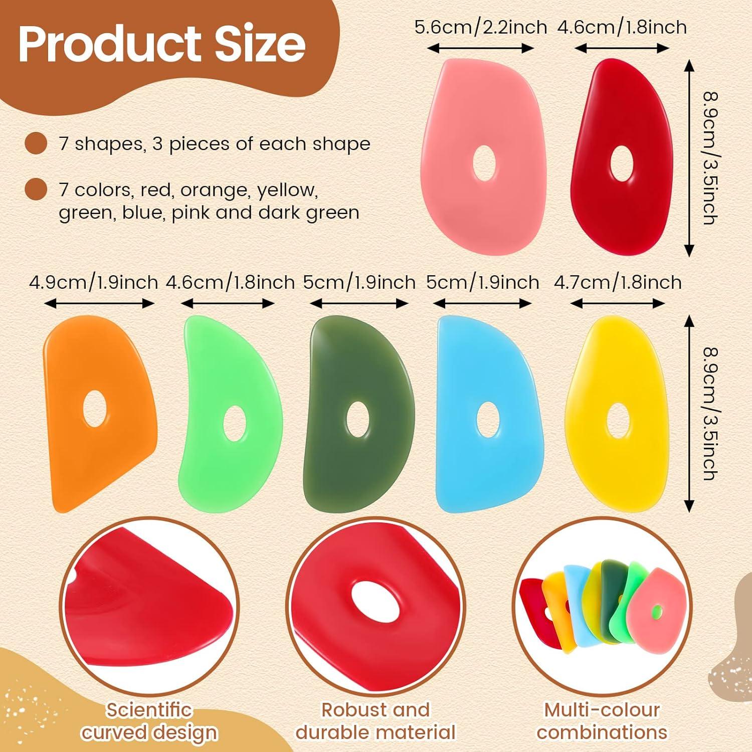 Juego de 21 Piezas Herramientas de Cerámica Sherr DIY