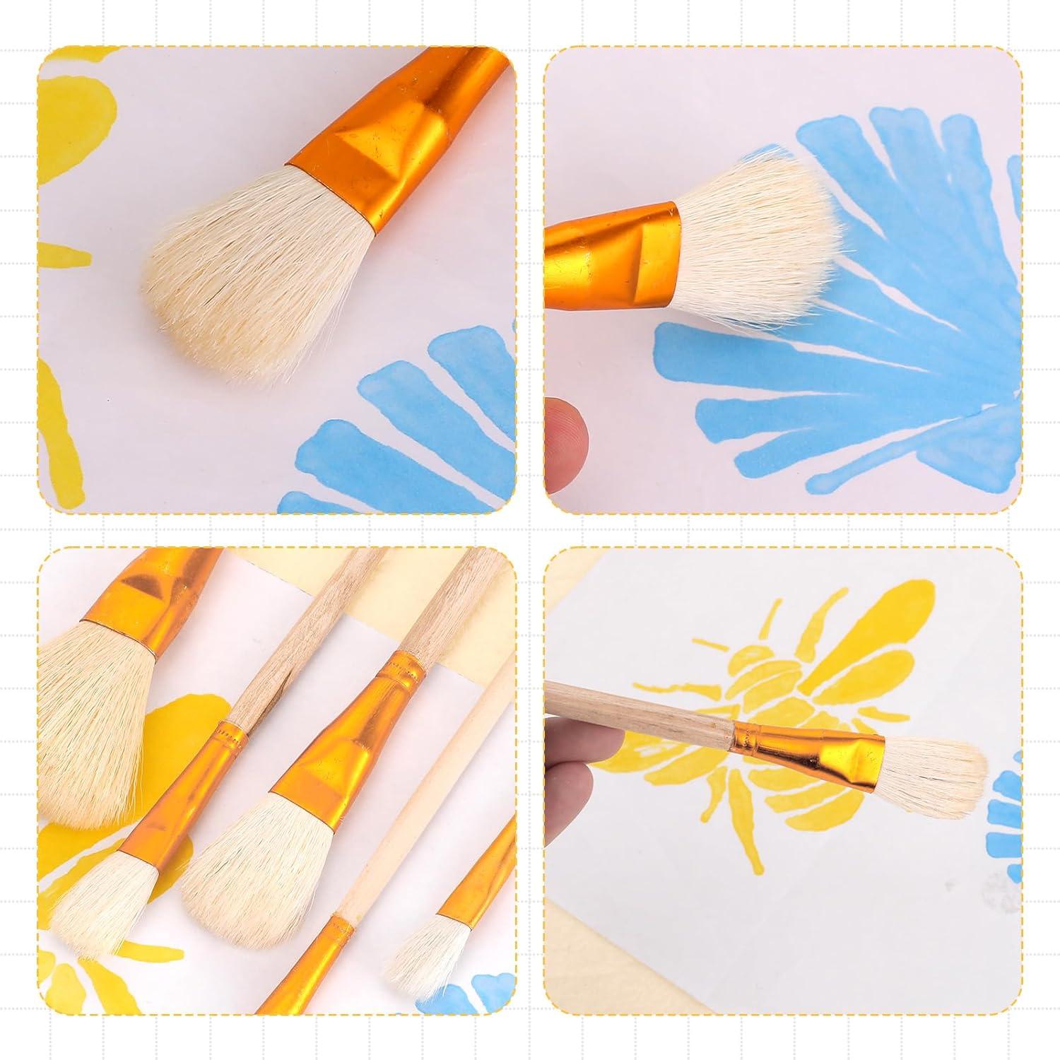 Juego de Pinceles de Esmalte Hariendny 9 Piezas para Cerámica