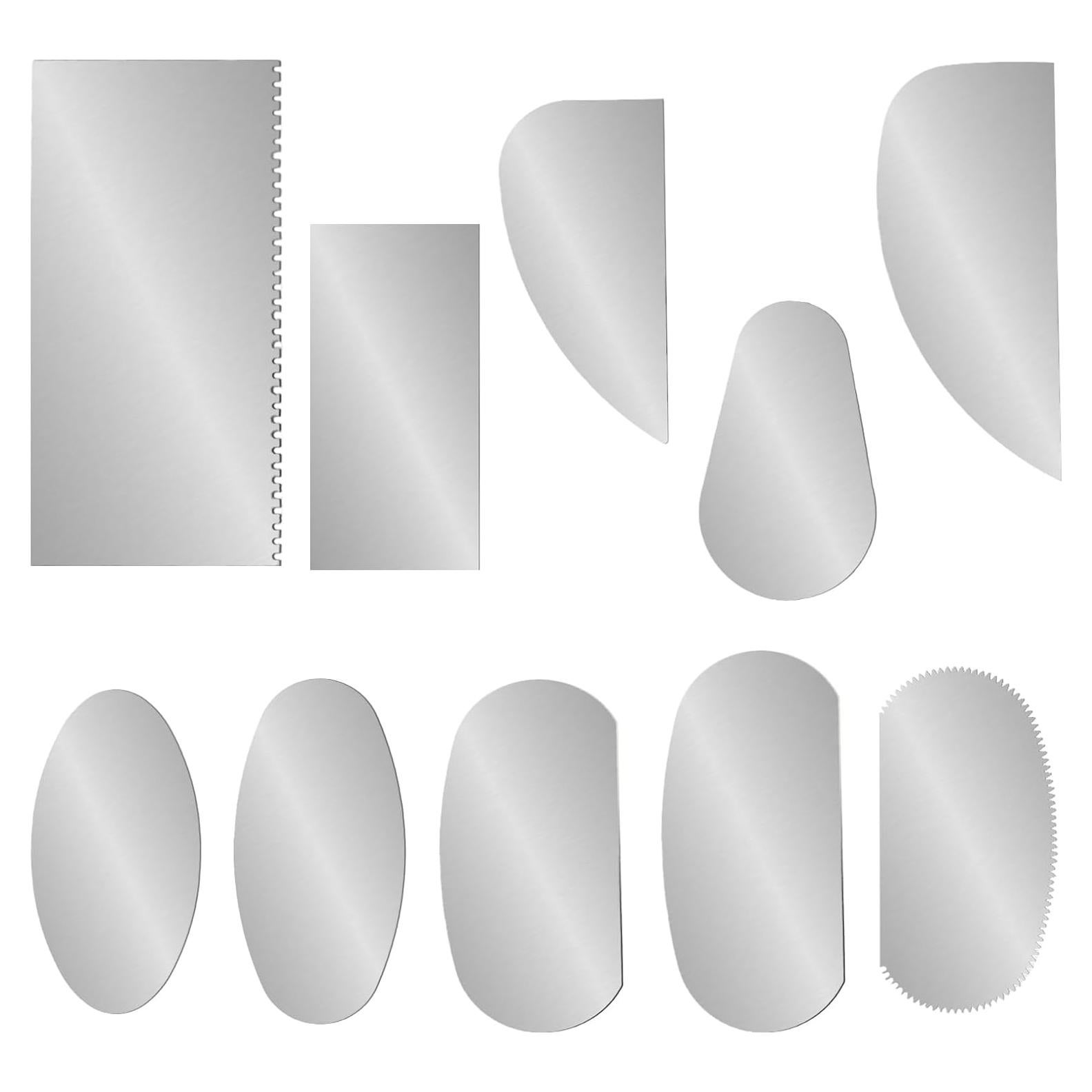 Juego de 10 Herramientas de Cerámica MOZEAT LENS Inoxidable