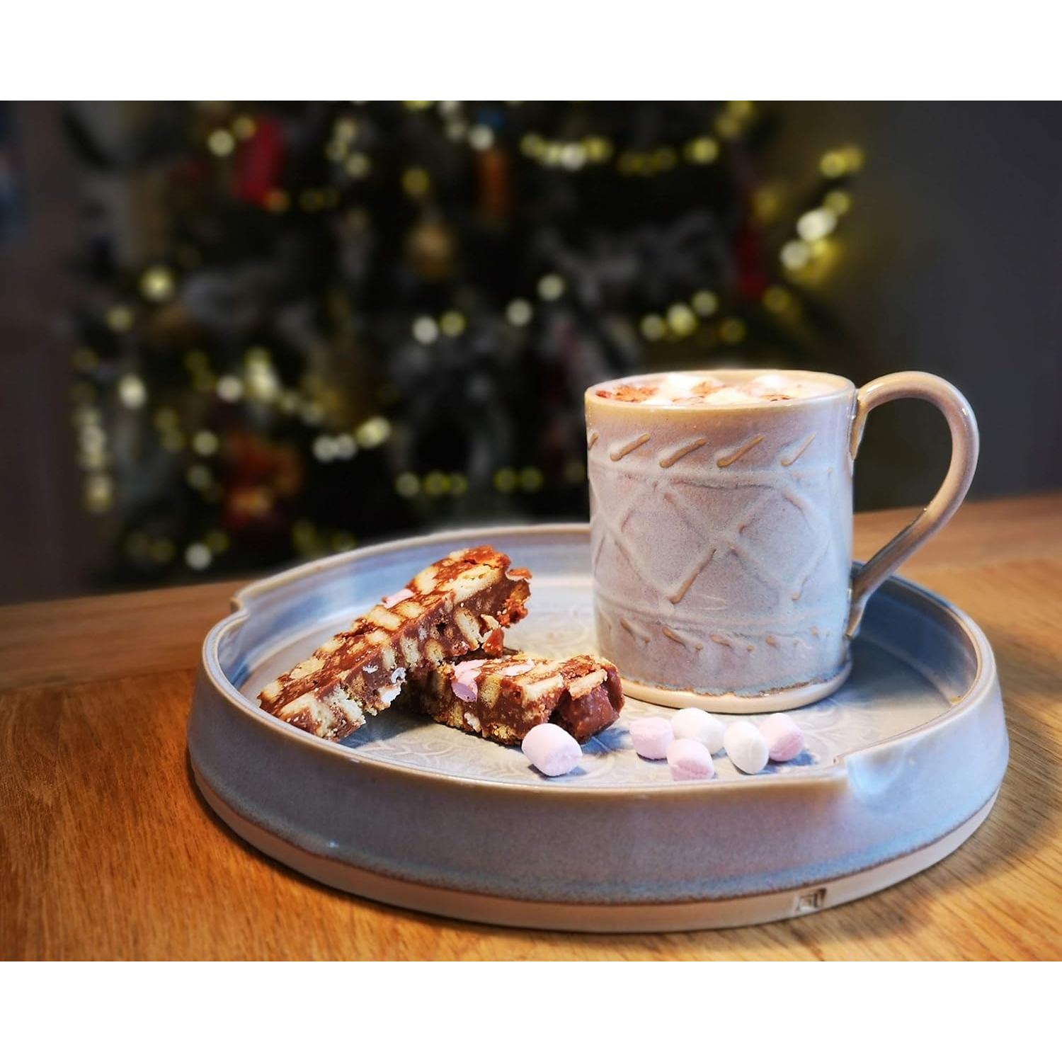 Juego de Azúcar y Crema Castle Arch Verde 10oz Hecho a Mano