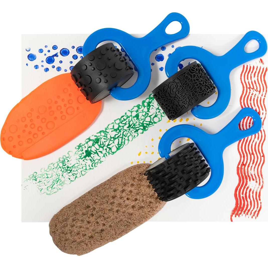 Set de 4 Rodillos Texturizados para Niños - Learning Advantage