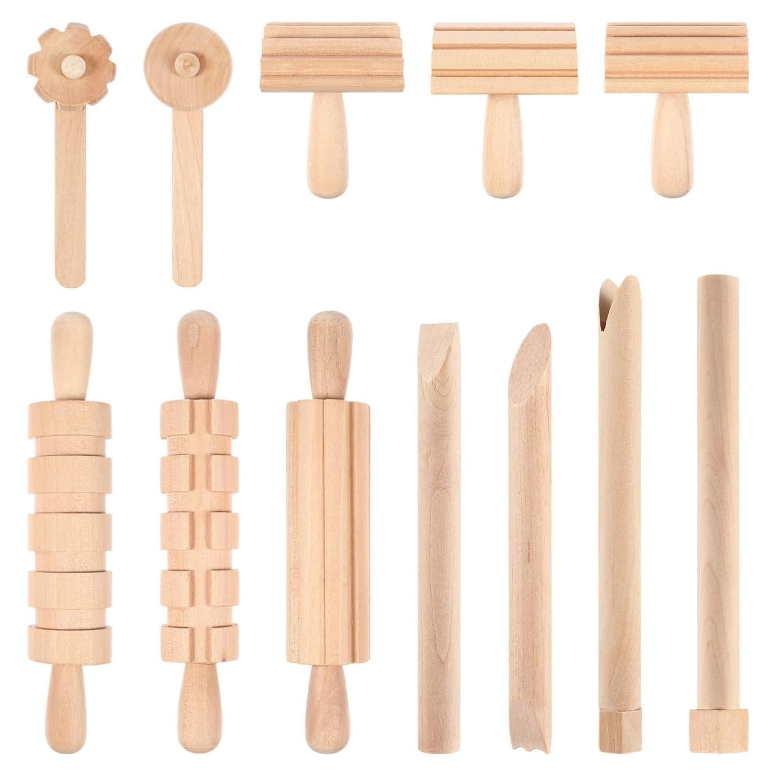 Juego de Herramientas de Madera Kisangel para Manualidades