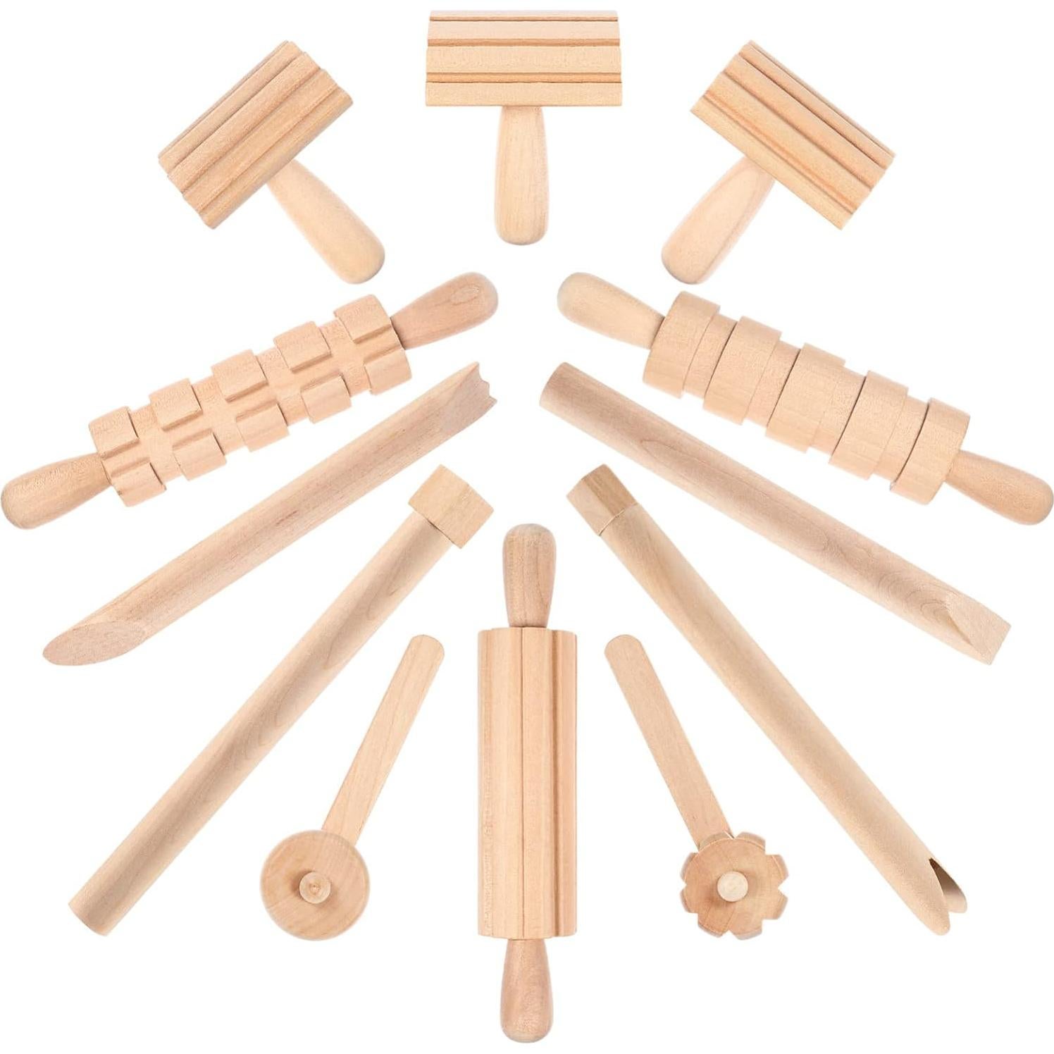 Juego de Herramientas de Madera Kisangel para Manualidades