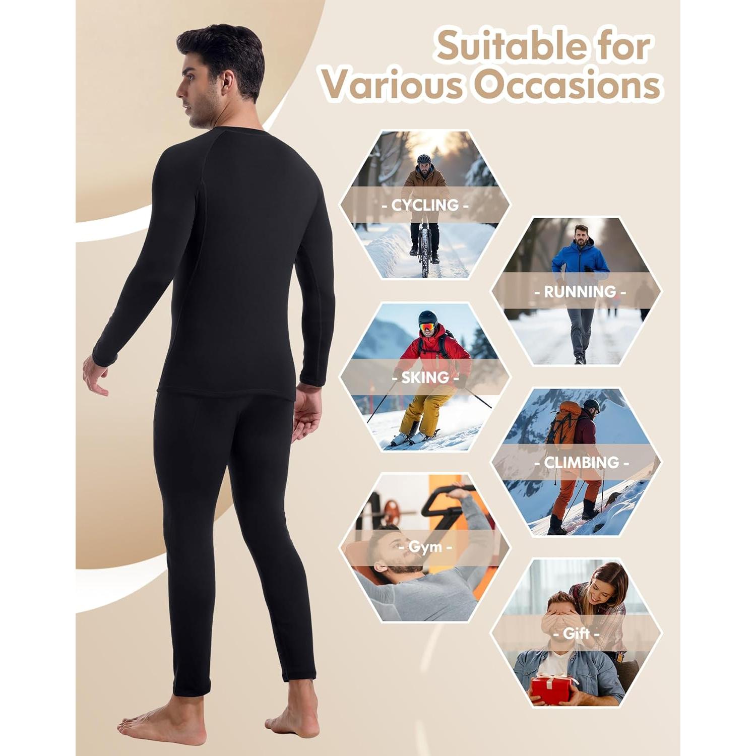 Conjunto Térmico para Hombres CL Convallaria - Pantalones y Camiseta