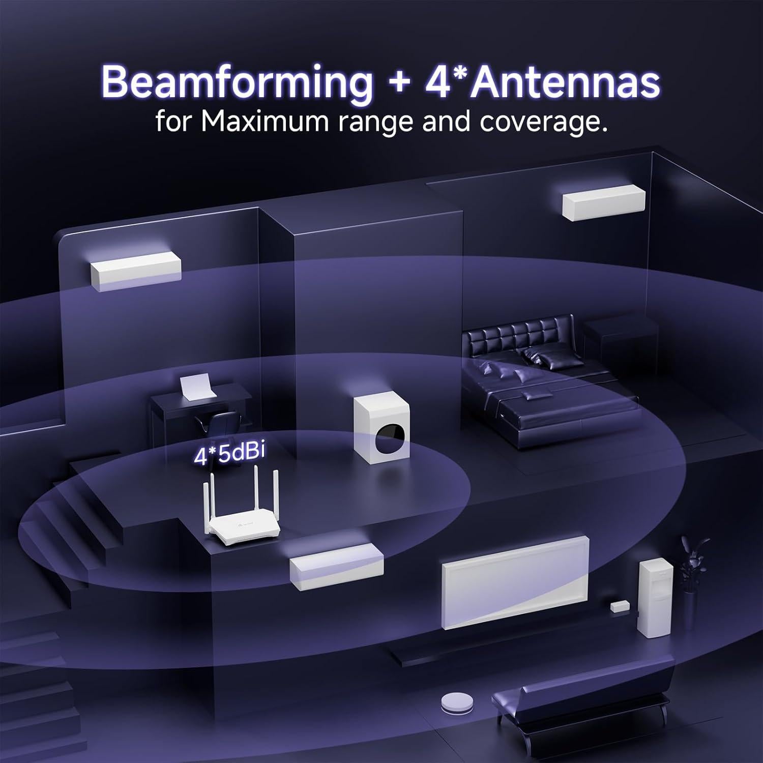 Router Inalámbrico Doble Banda U-SPEED T262-T21D WiFi 6 1.5 Gbps