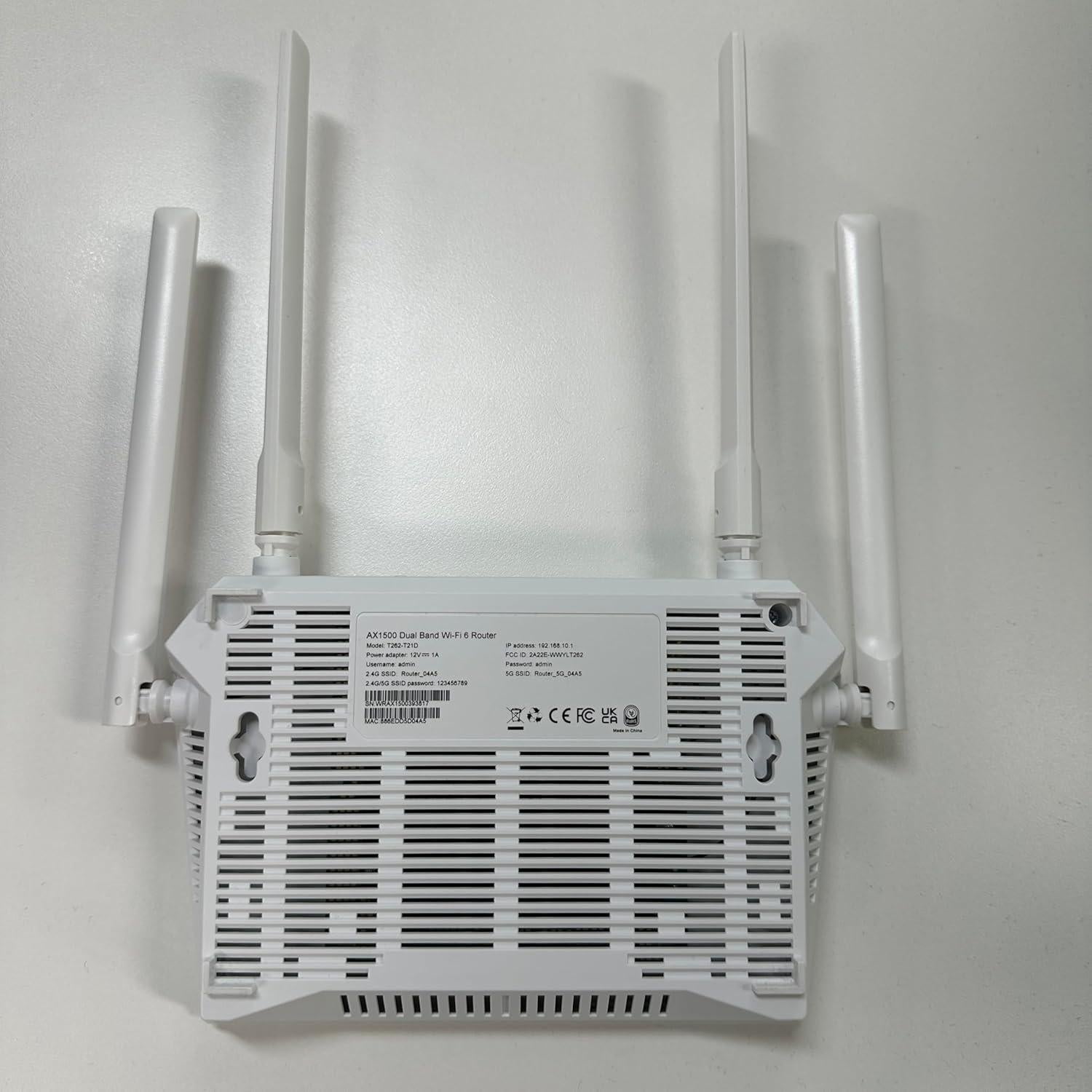Router Inalámbrico Doble Banda U-SPEED T262-T21D WiFi 6 1.5 Gbps