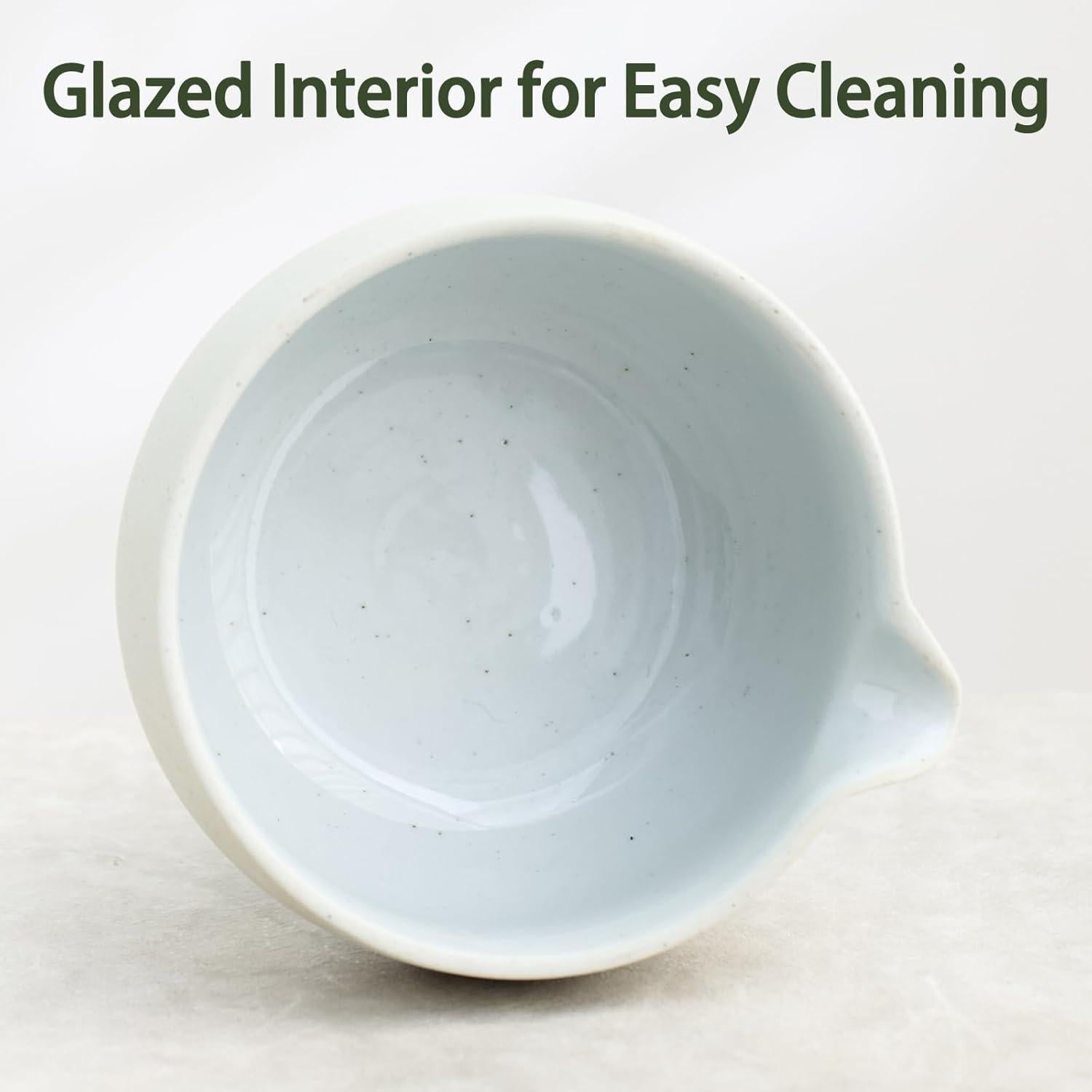 Juego de Matcha Ochcahser Cerámica 450ml con Pitorro