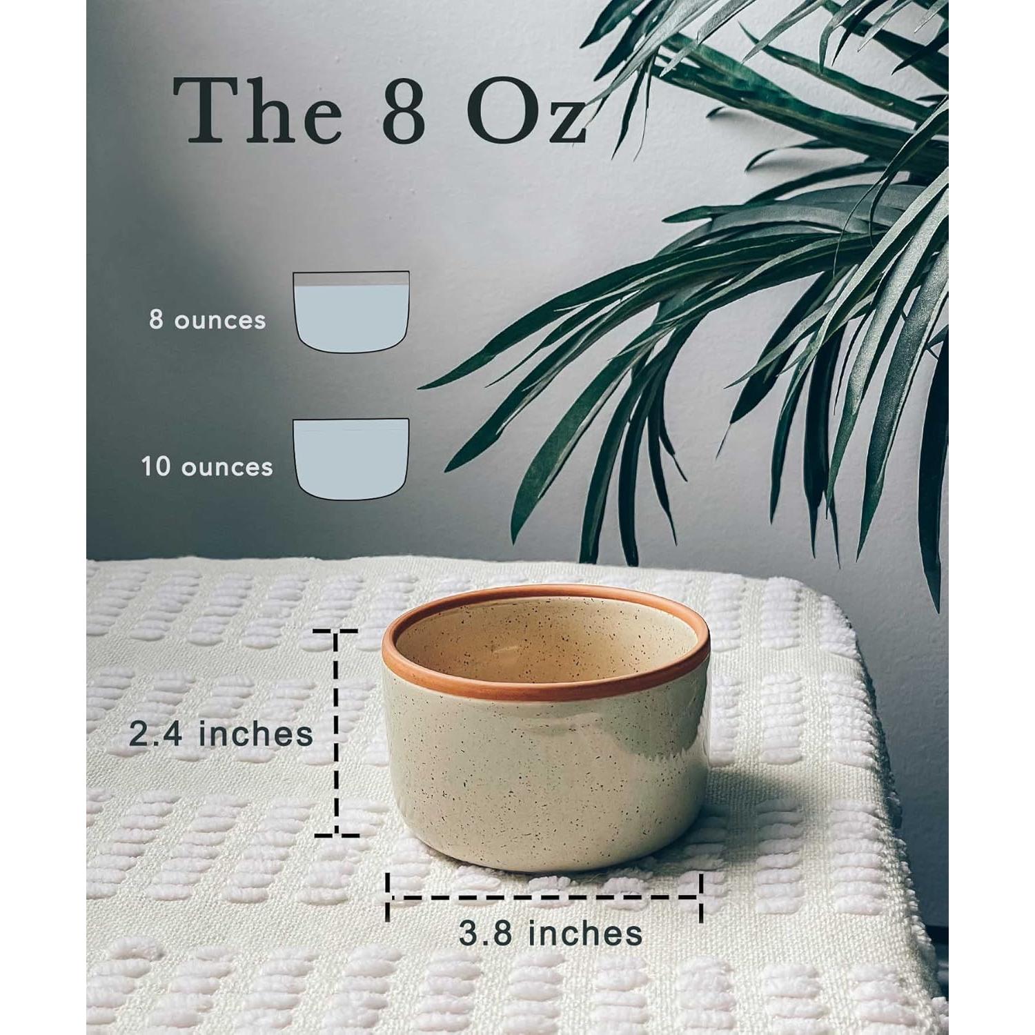 Ramekins Cerámicos MORA 8oz Set de 6 Antiadherentes