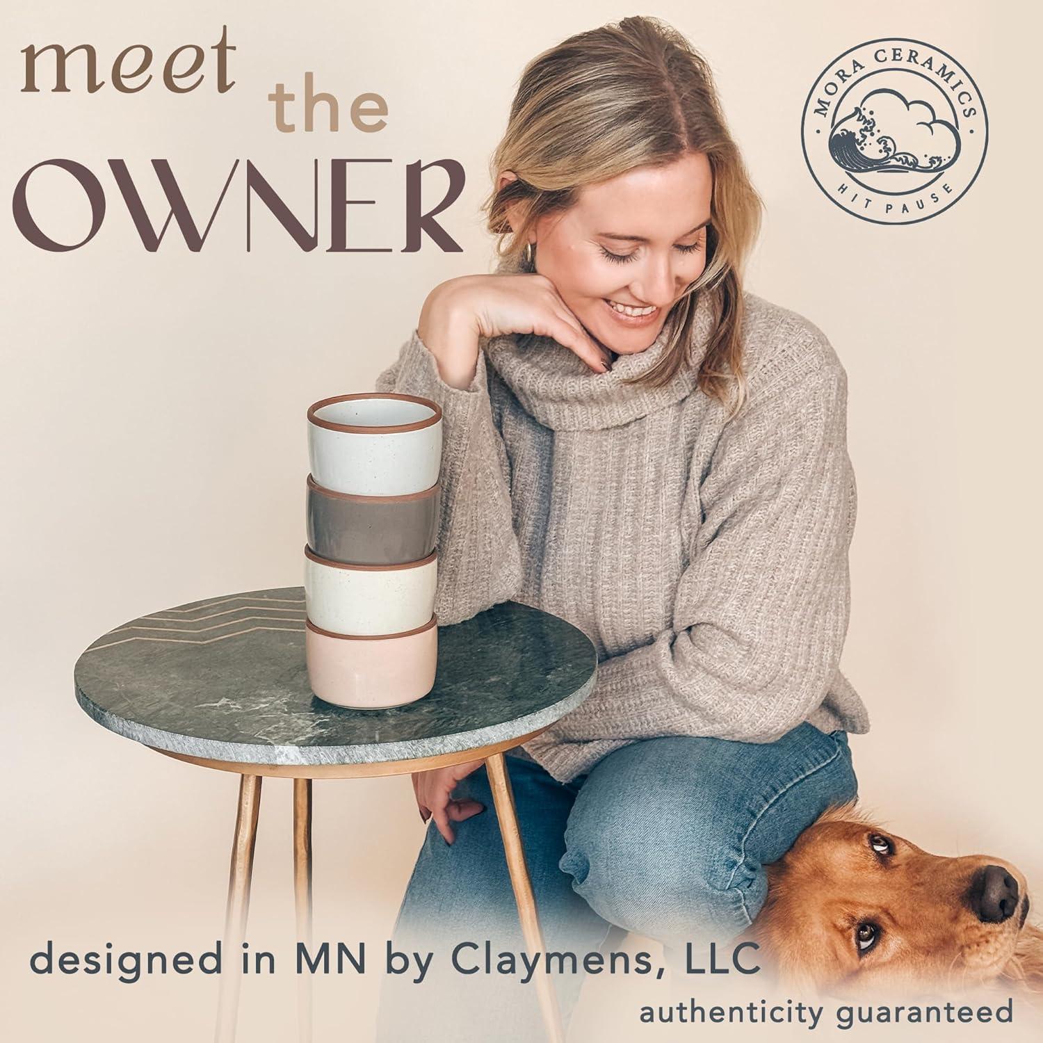 Ramekins Cerámicos MORA 8oz Set de 6 Antiadherentes