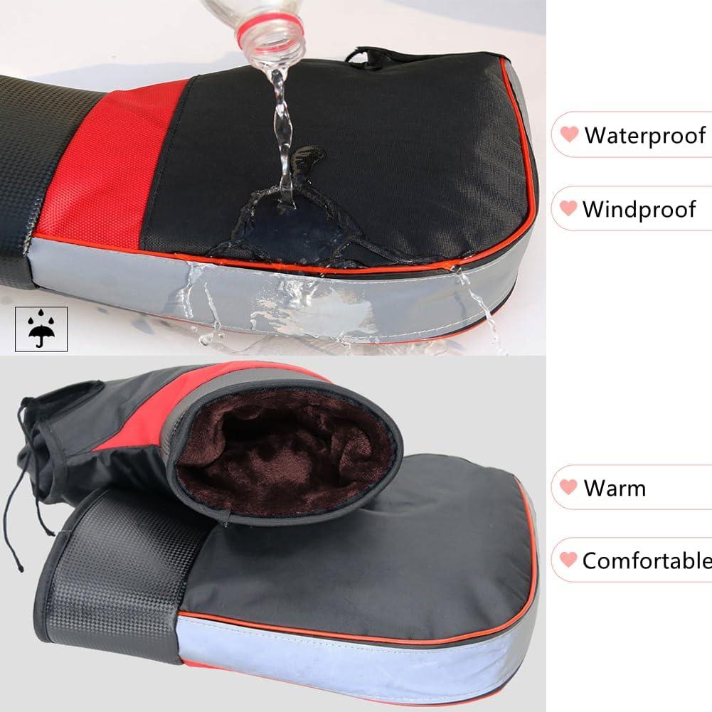 Guantes de Manillar Impermeables XYGJ para Motocicleta y Bicicleta