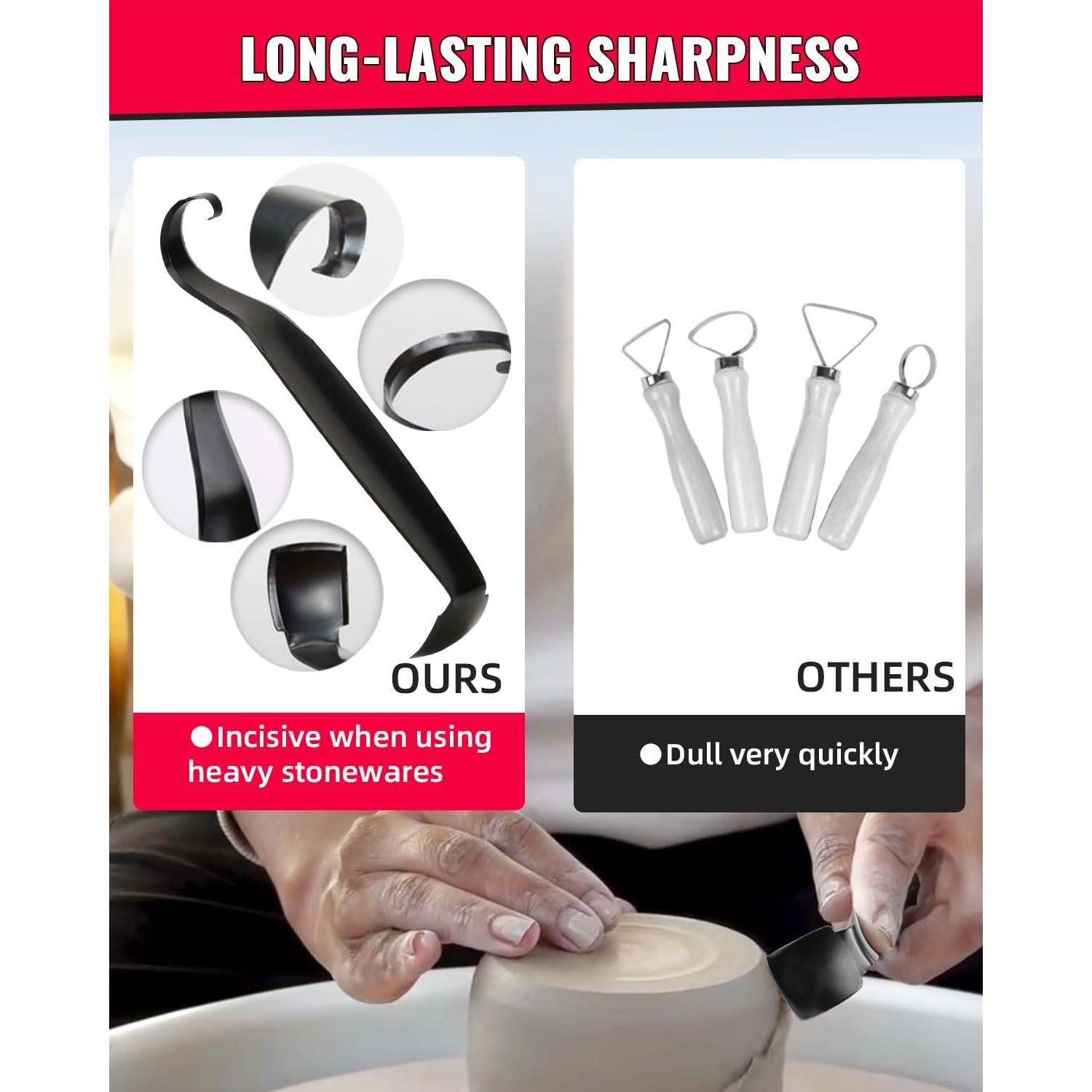 Herramienta de Recorte de Cerámica EROFORMOS Doble Extremo