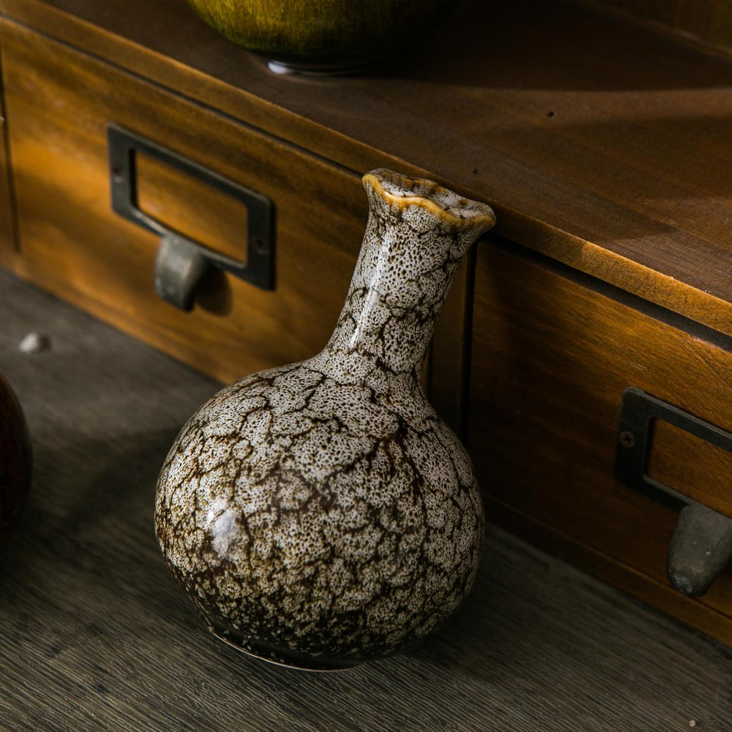 Juego de 4 Jarrones de Cerámica JOJUNO - Esmaltados