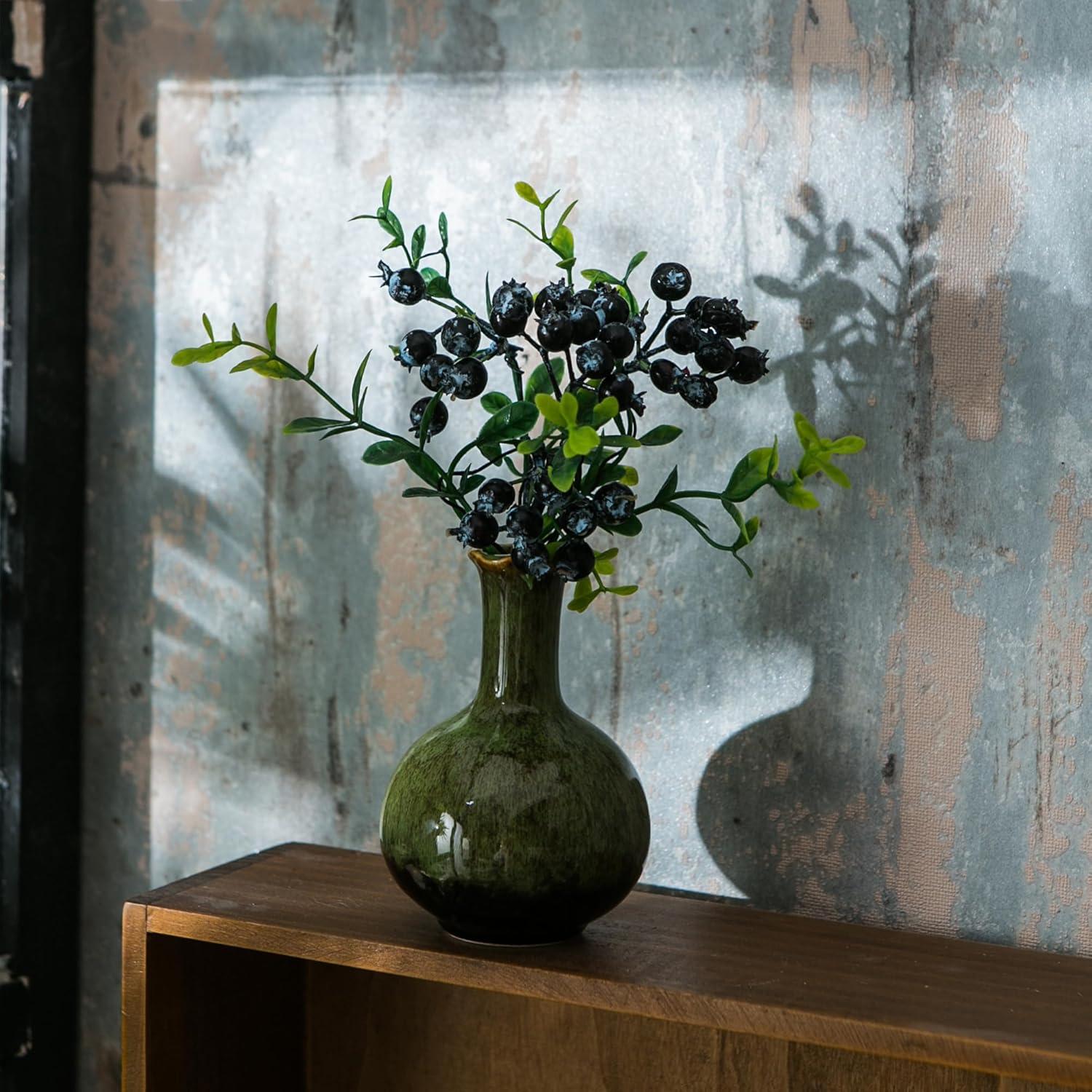 Juego de 4 Jarrones de Cerámica JOJUNO - Esmaltados