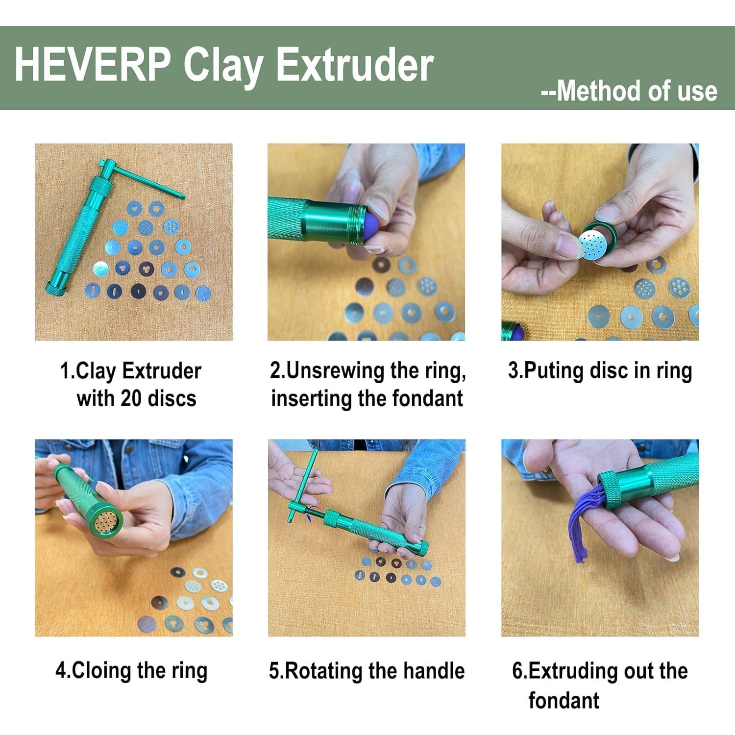 Extrusora de Acero Inoxidable HEVERP para Pasteles Verde