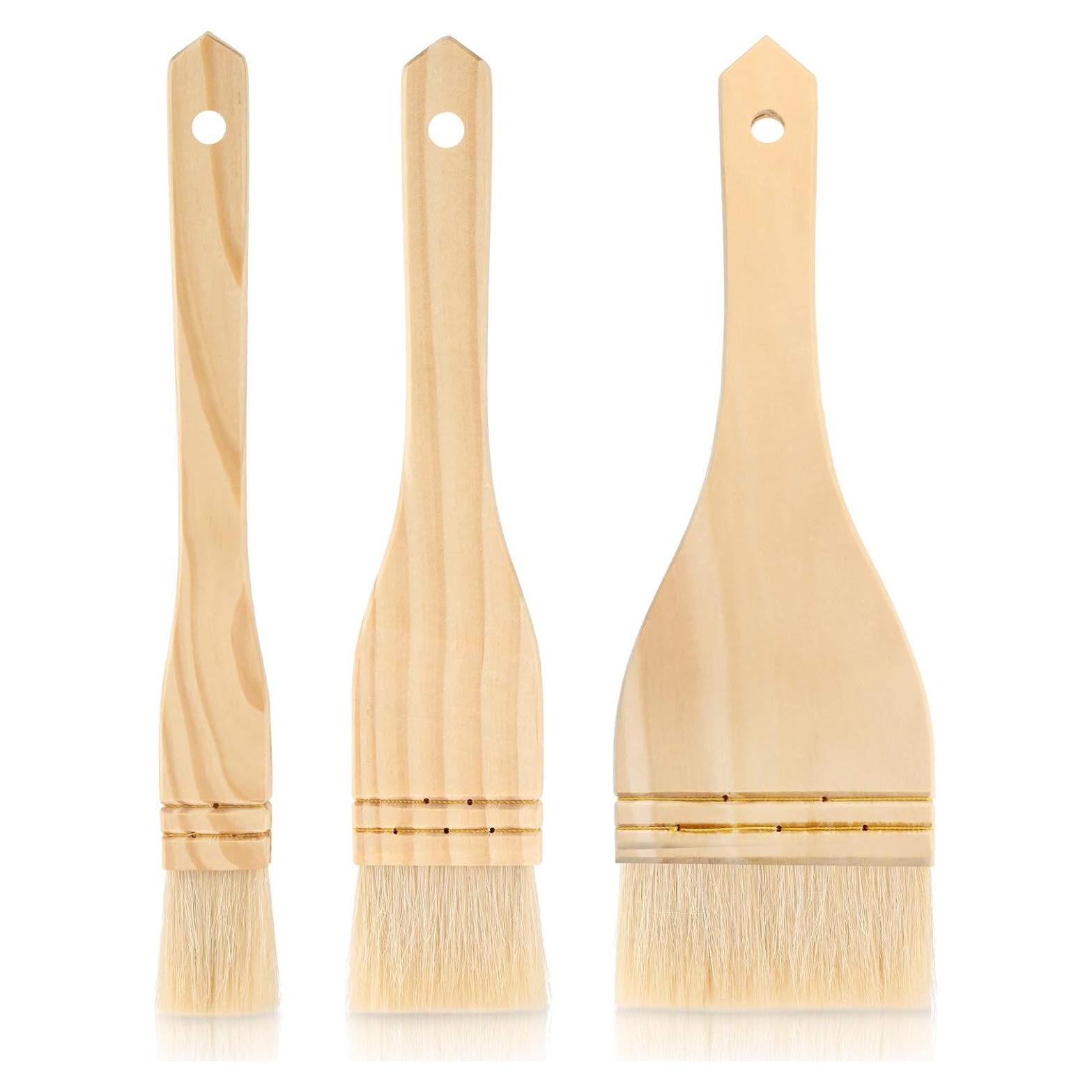 Set de 3 Brochas Planas Hake Patelai para Acuarela 22.86 cm