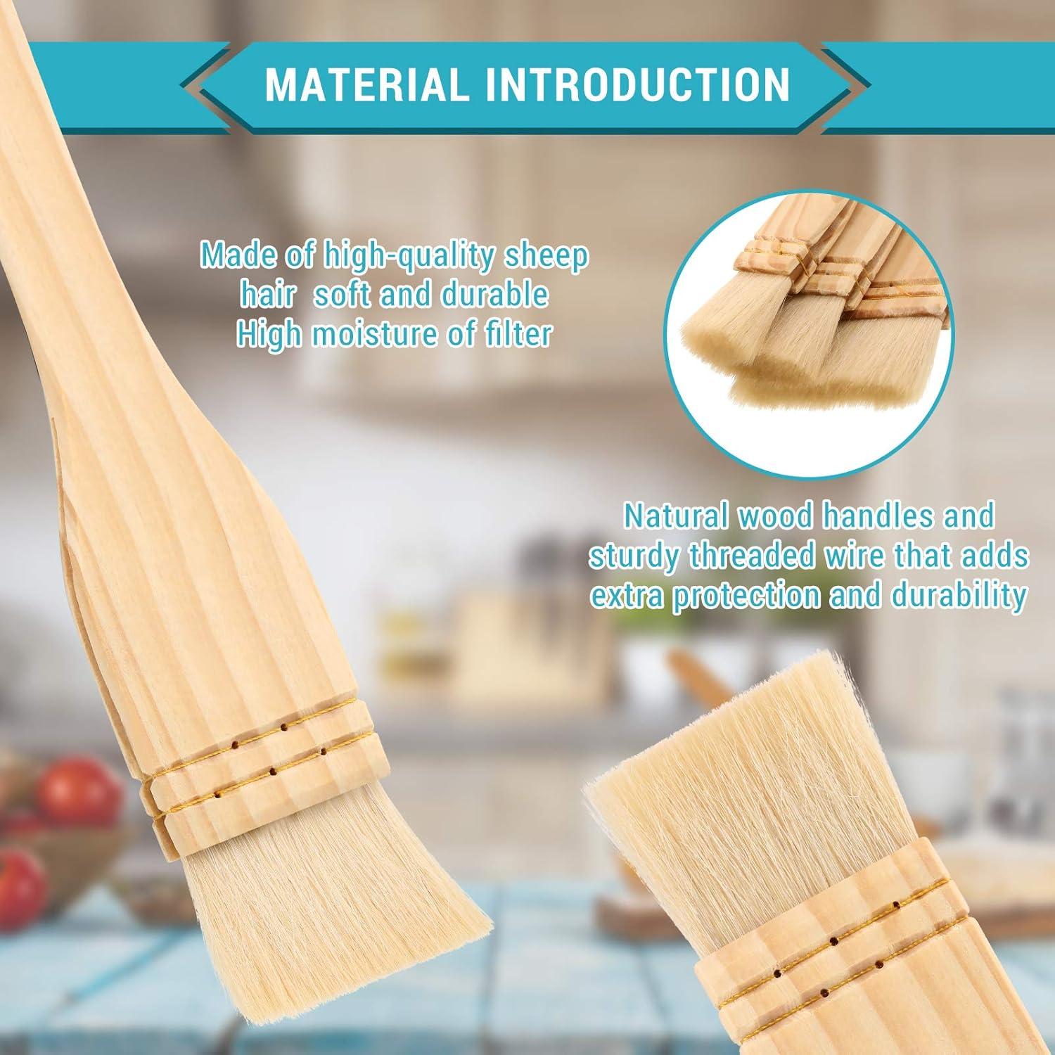 Set de 3 Brochas Planas Hake Patelai para Acuarela 22.86 cm