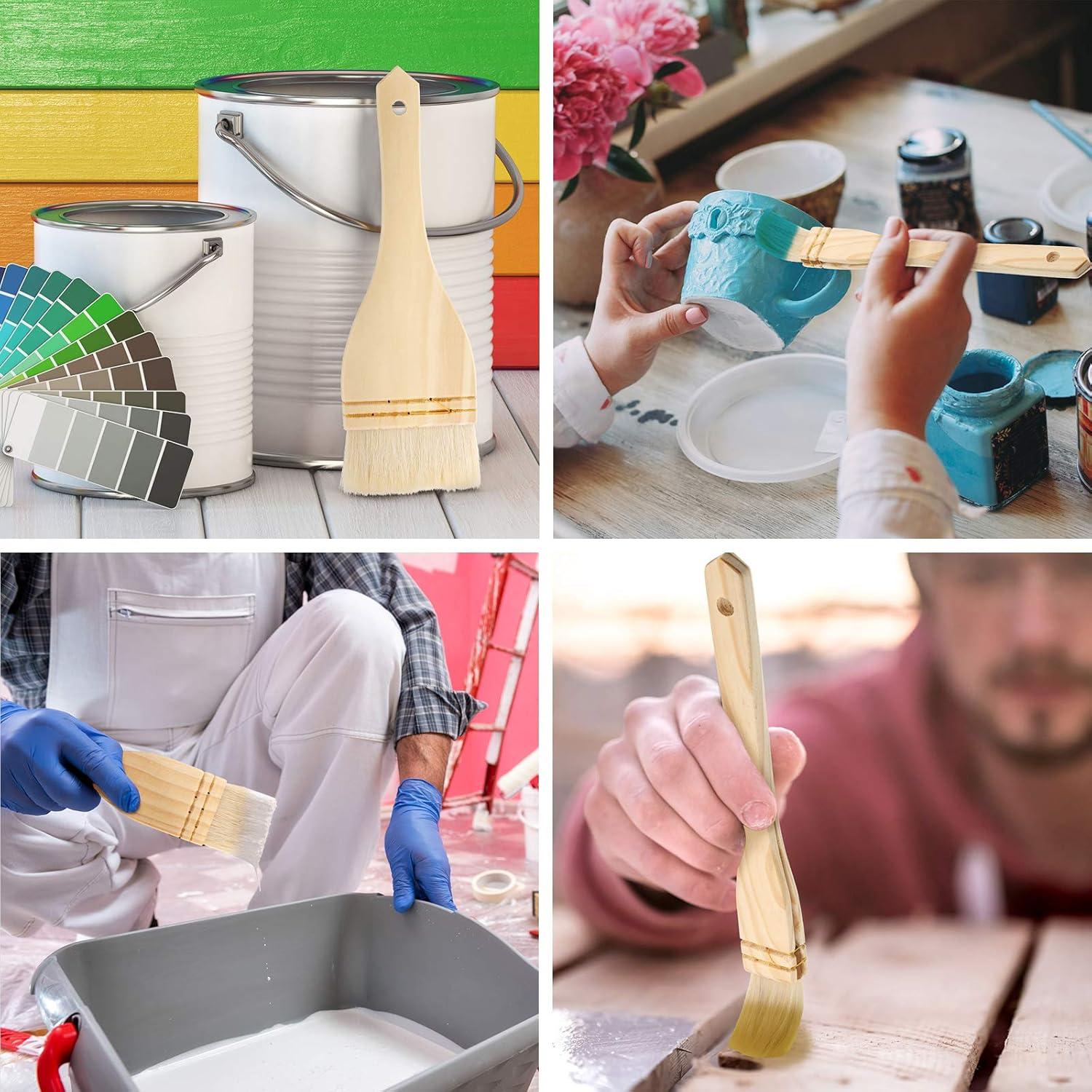 Set de 3 Brochas Planas Hake Patelai para Acuarela 22.86 cm