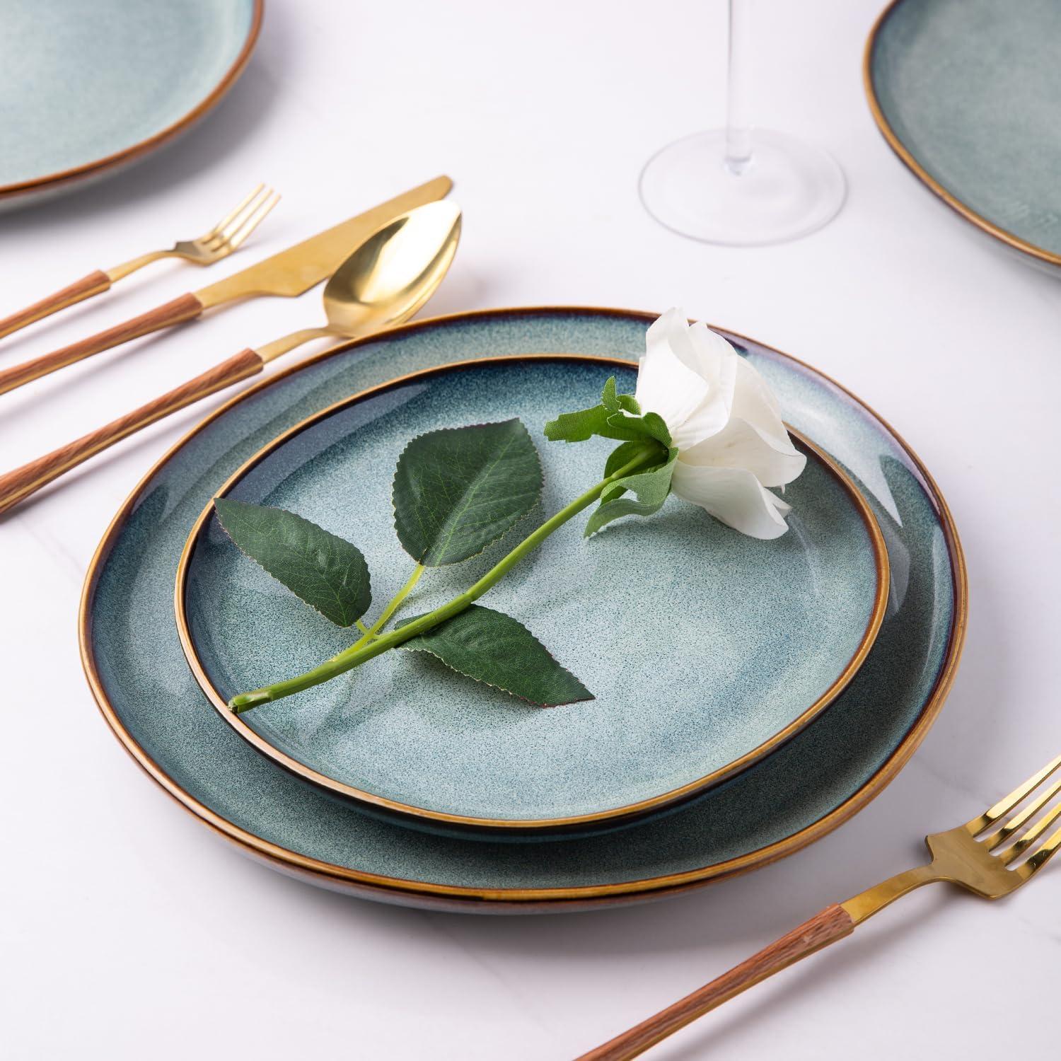 Juego de Platos AmorArc de Cerámica 6 Piezas 21.5 cm