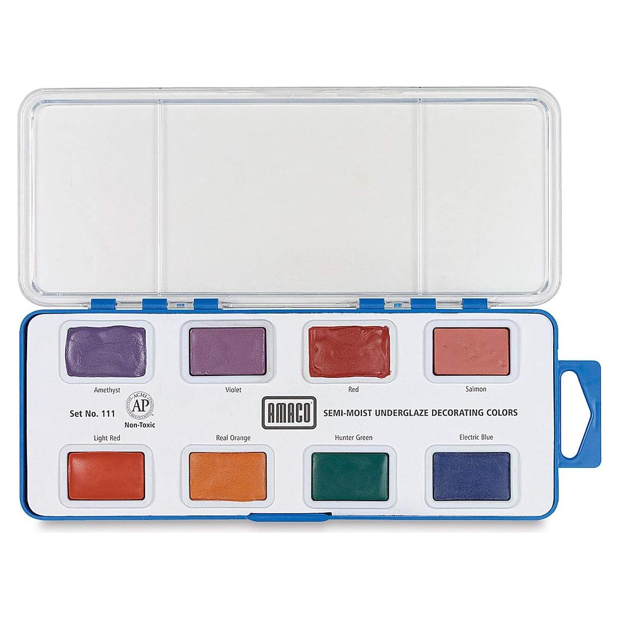 Set de Colores de Decoración Semi-Húmedos AMACO 12 oz