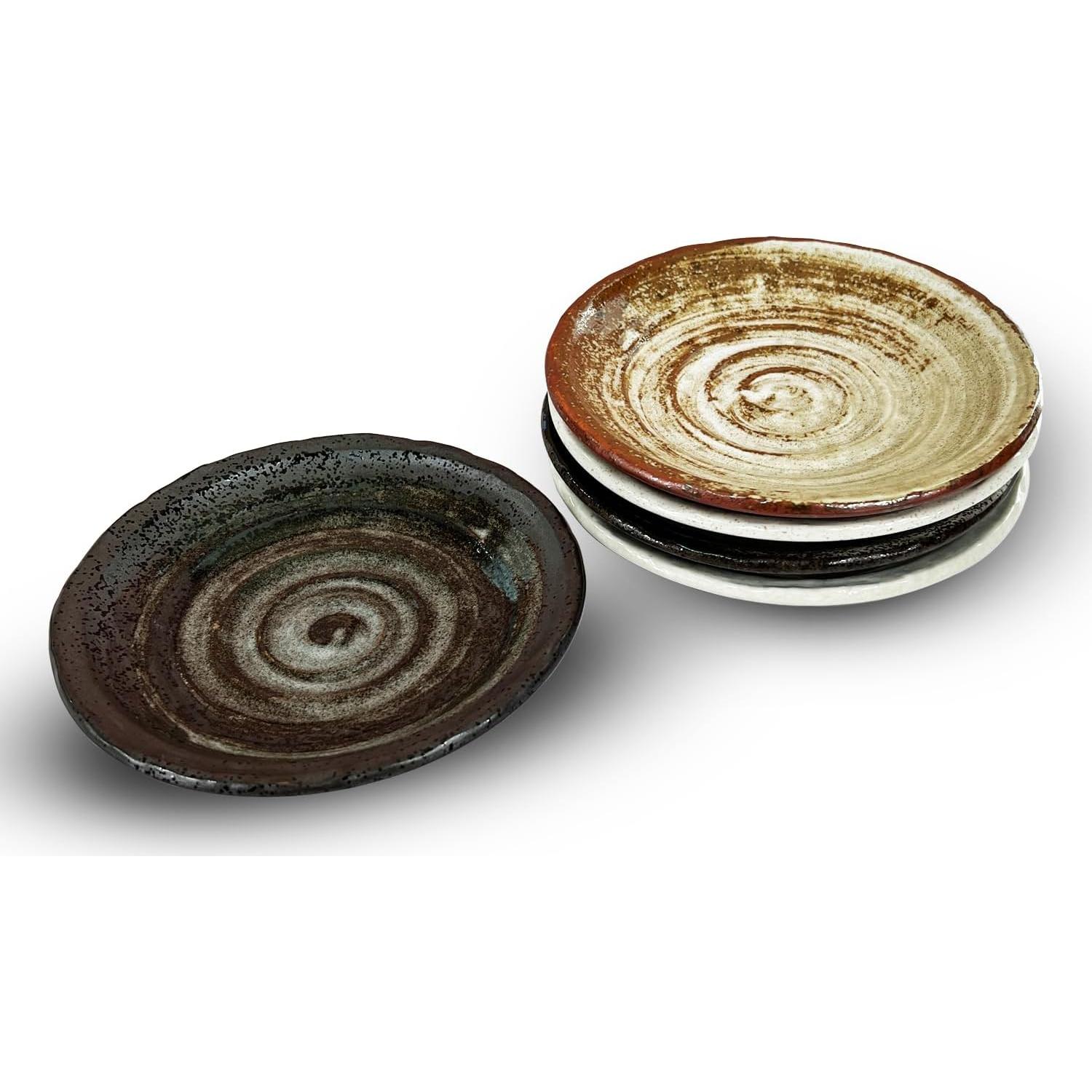 Set de 5 Platos de Cerámica MINO WARE JAPAN 15 cm Tradicional