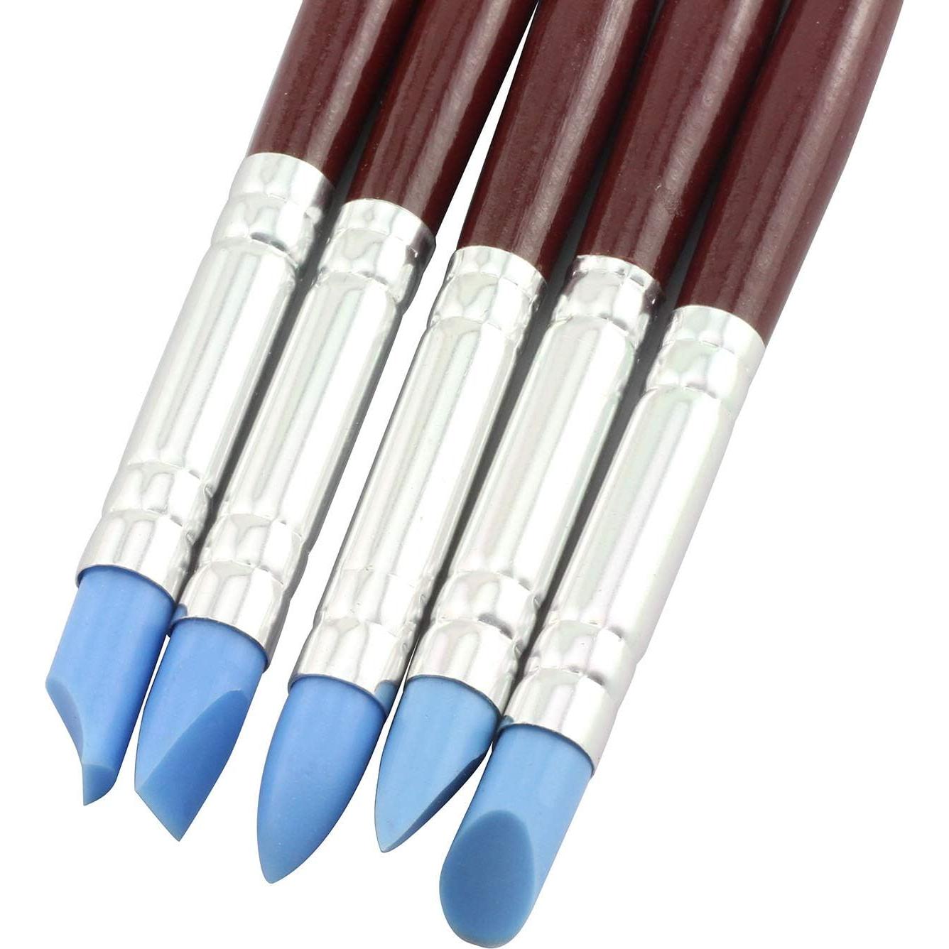 Herramienta de Esculpir Arcilla Tegg 5 Puntas Silicona