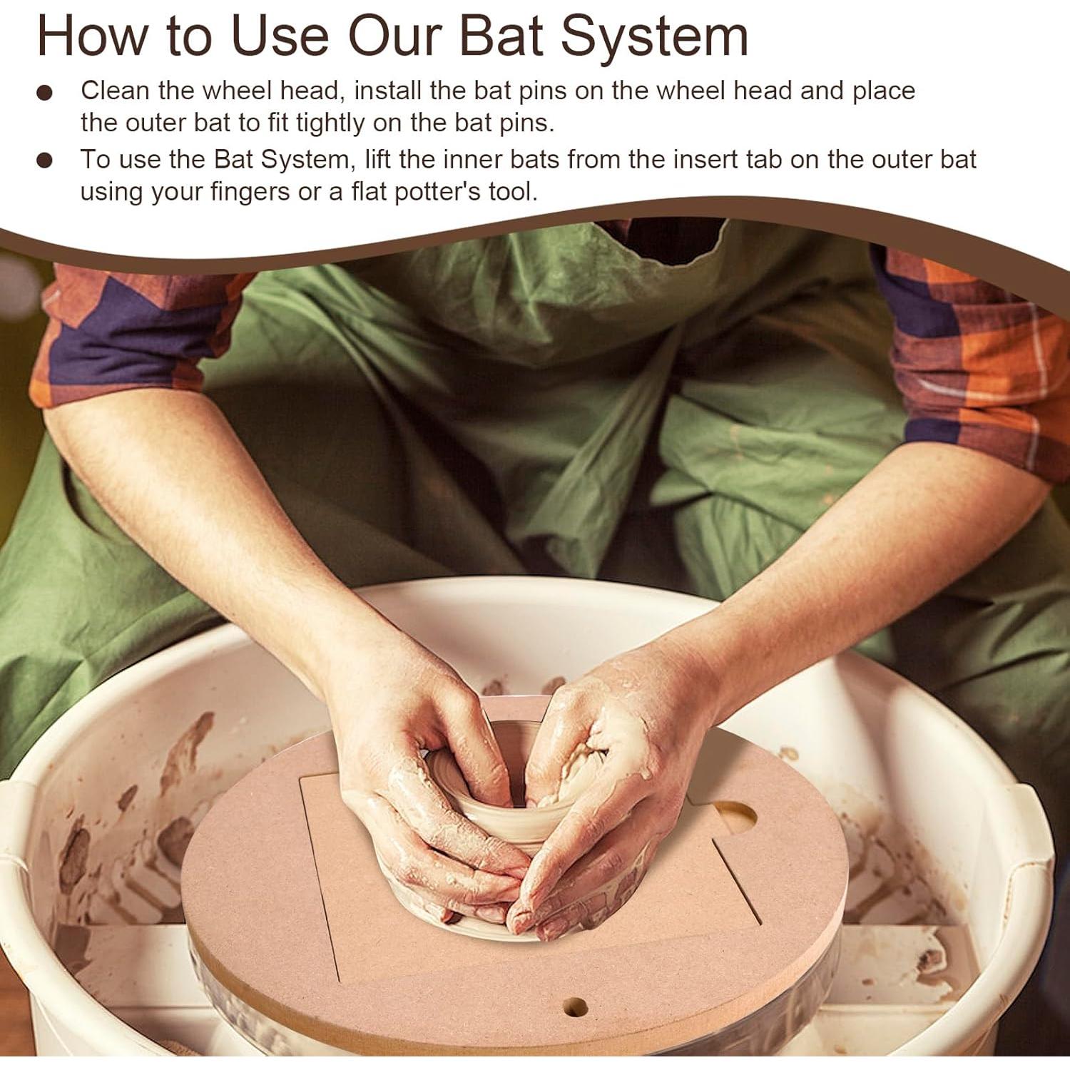 Sistema de Bat de Rueda LEOLIO 30,48 cm con 6 Bats 17,78 cm